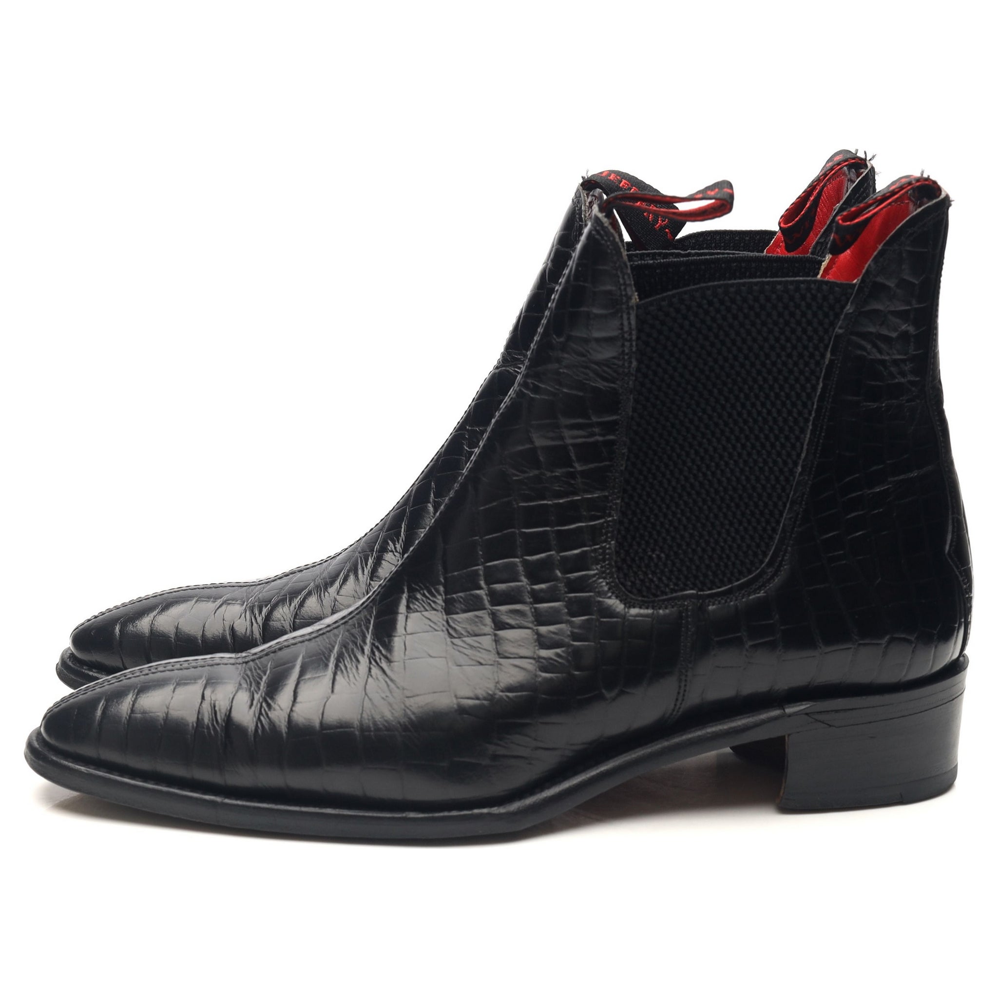 Jeffery West bottines chelsea cuir noir UK 6