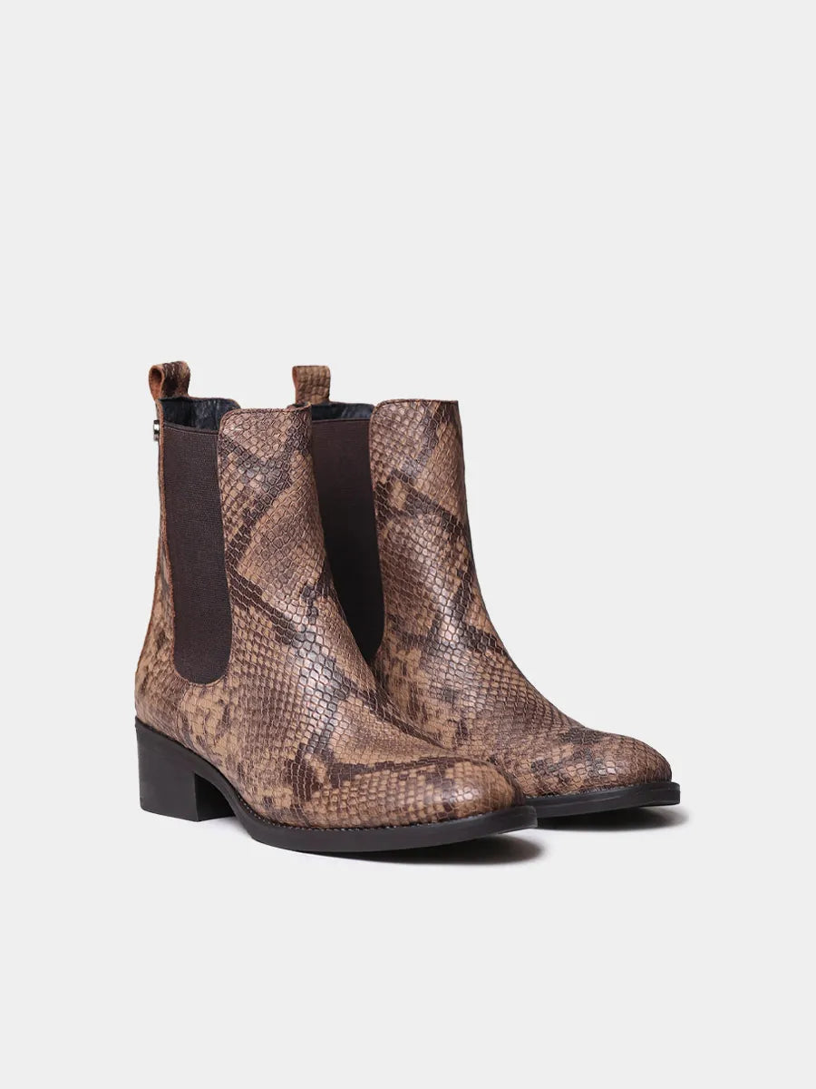 Toni Pons Tortosa-PI bottines cuir effet serpent