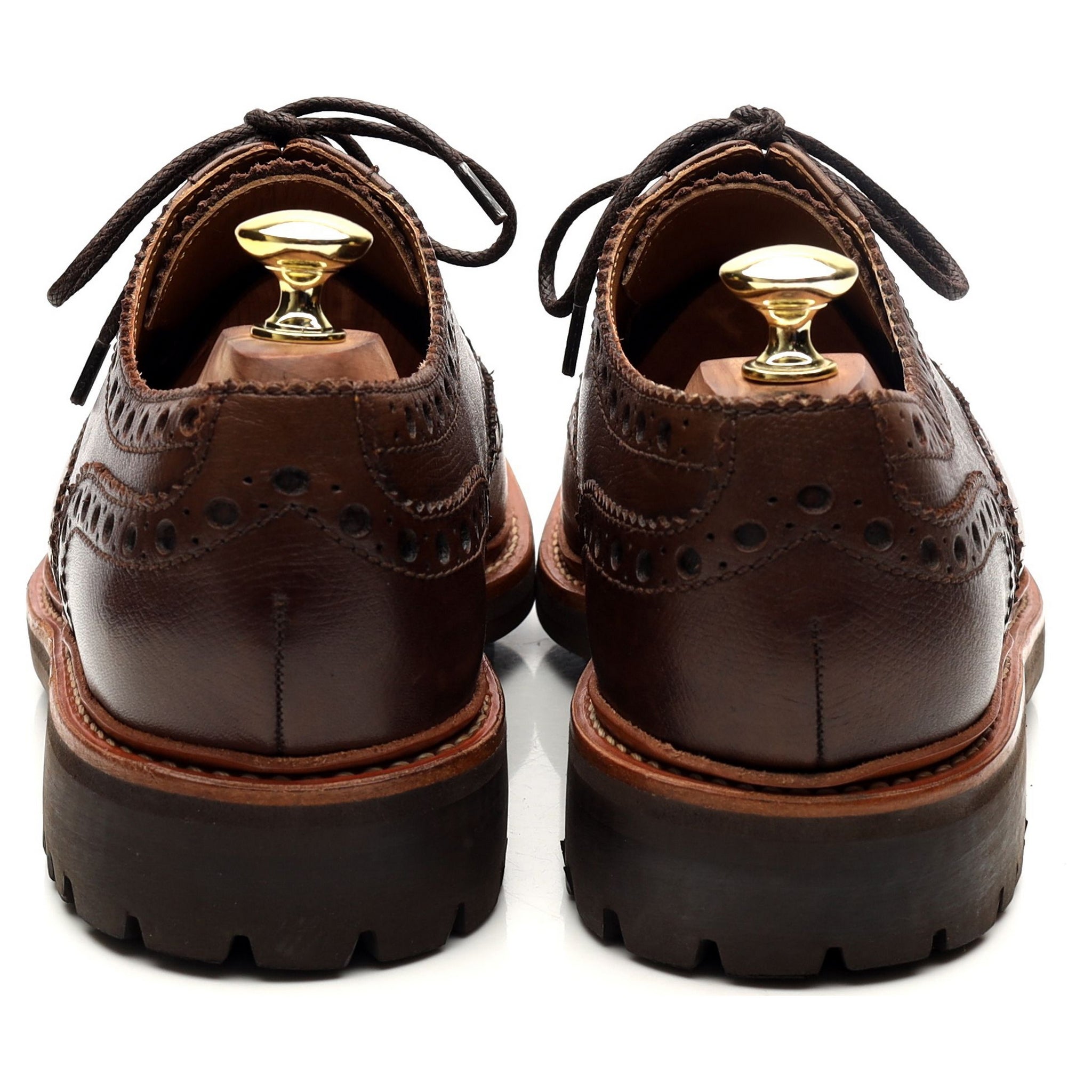 Grenson Archie derby cuir marron UK 7.5