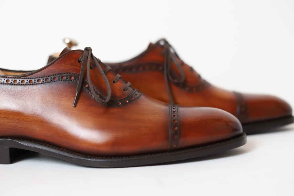 Malfroid Bristol oxford cuir pour patine