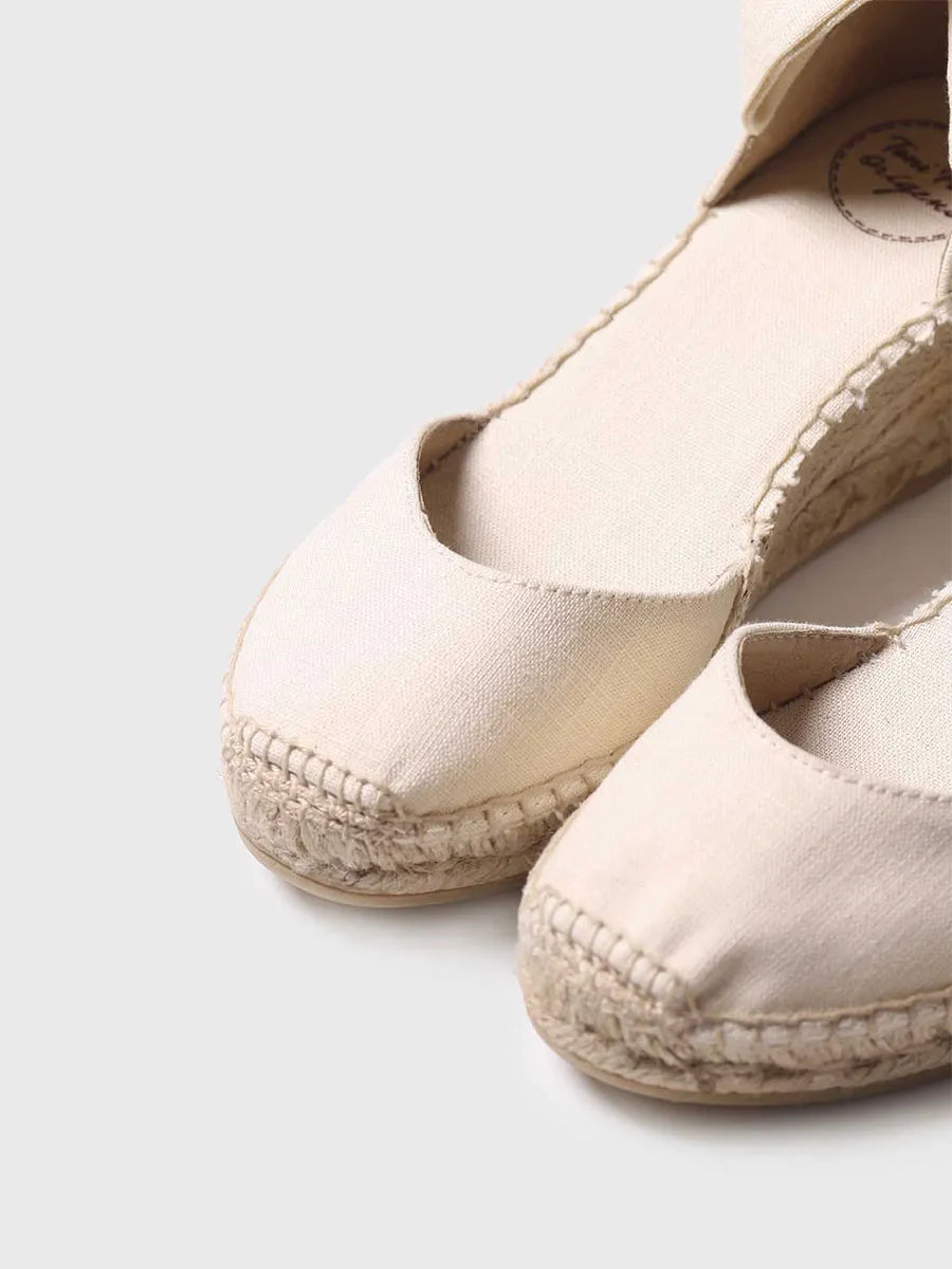 Toni Pons Julia espadrilles femme rubans crudo