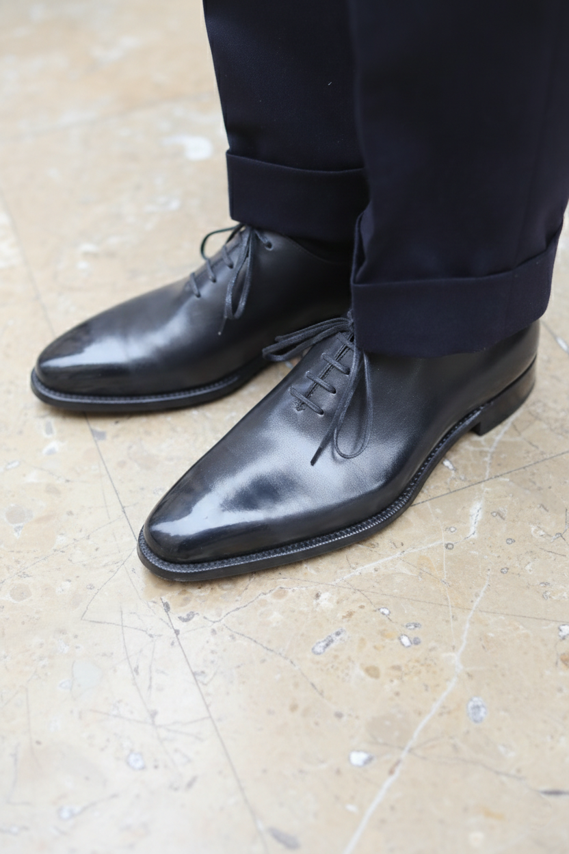 Malfroid Mareuil one cut richelieu cuir lisse