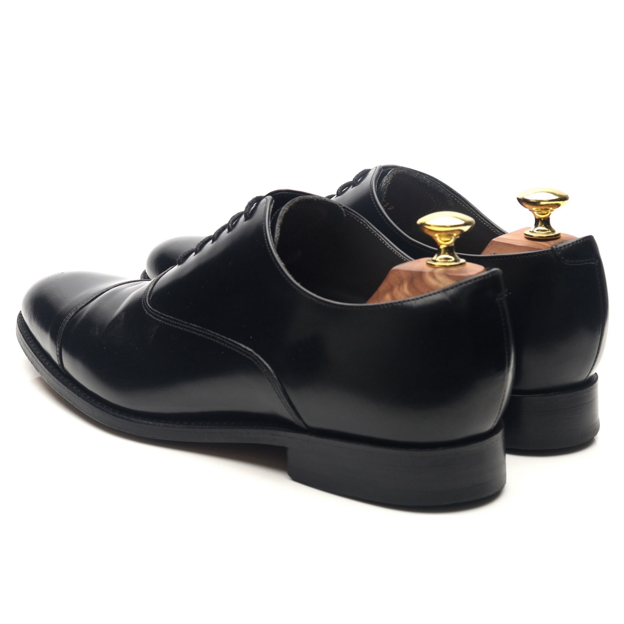 Barker Winsford richelieu cuir noir UK 7,5 poli