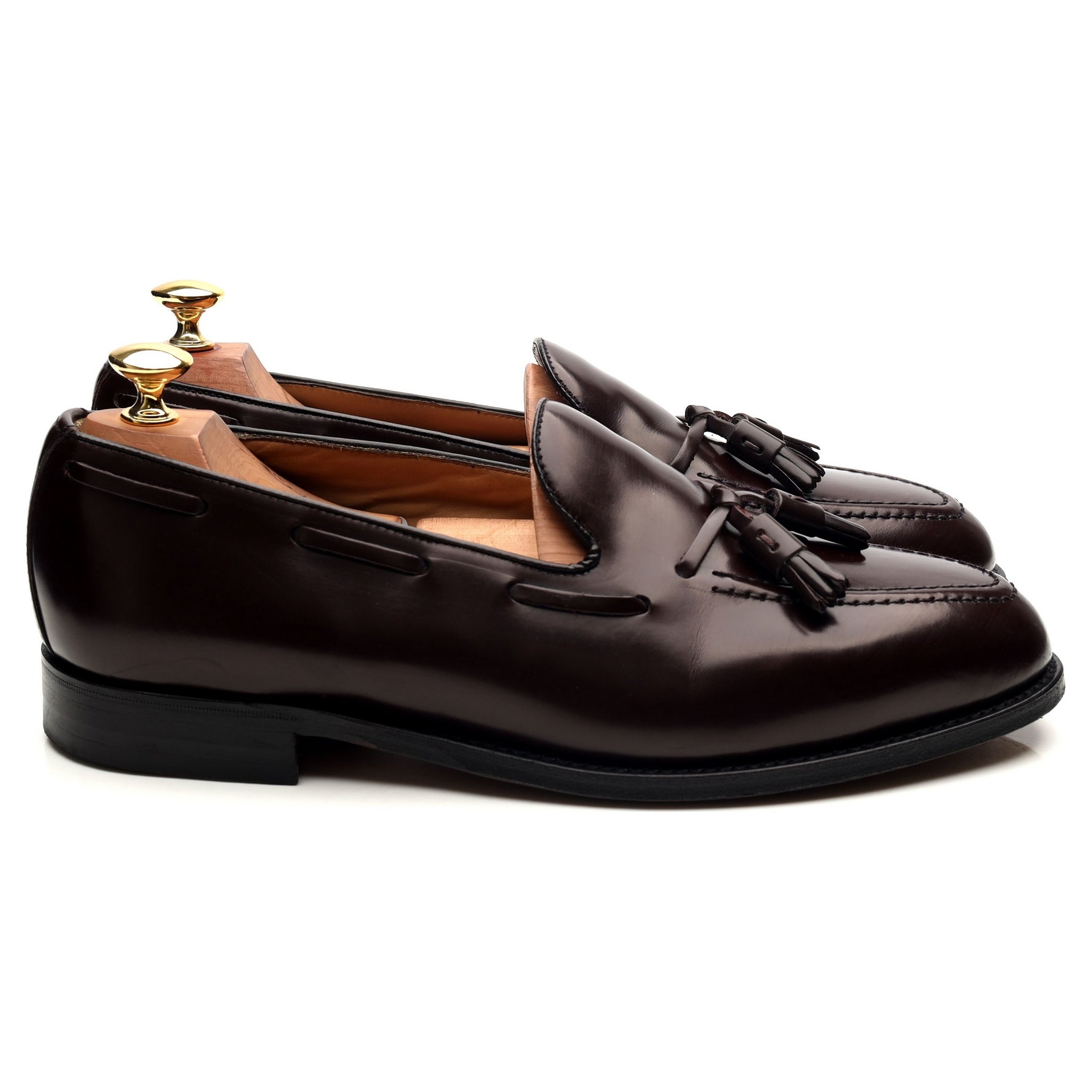 Shipton & Heneage Harrow mocassin cuir bordeaux UK 9