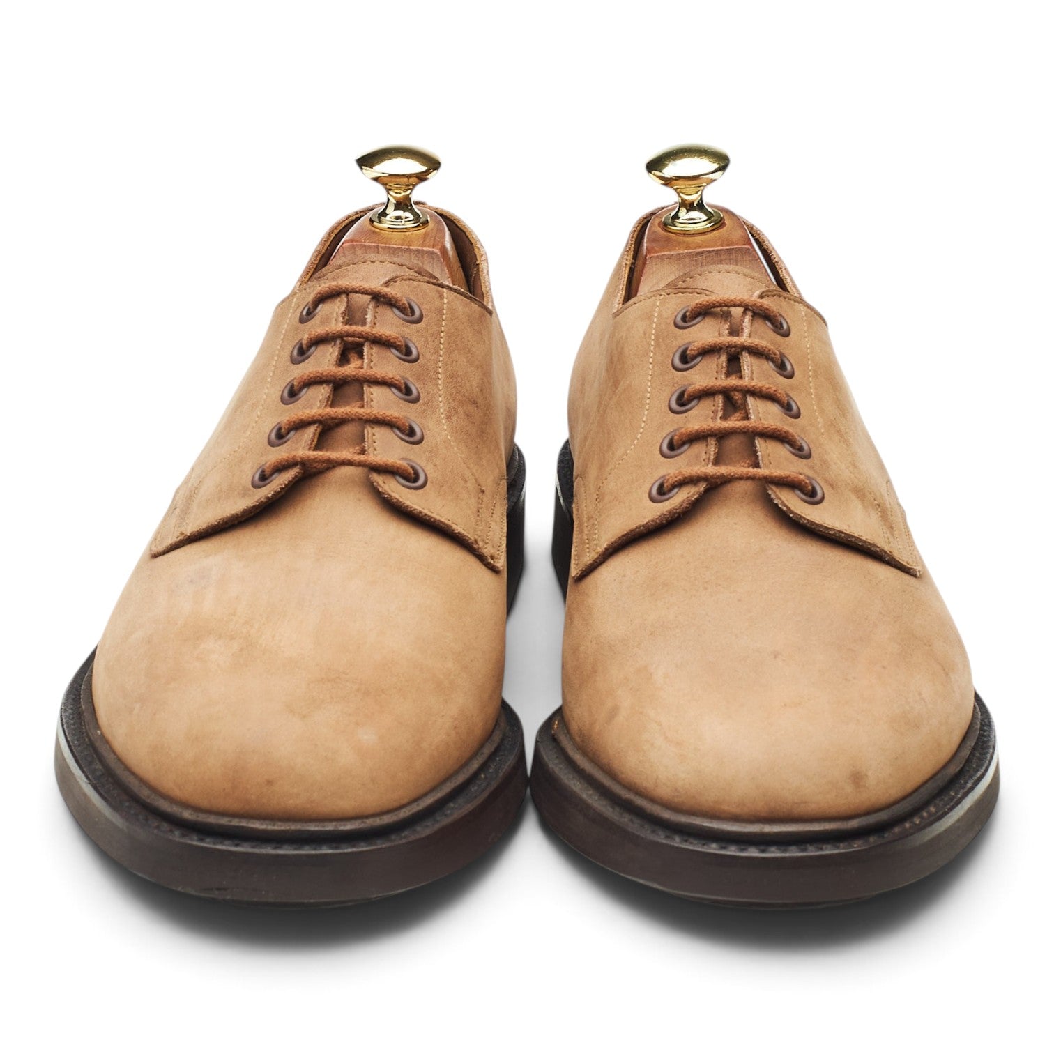 Crockett & Jones Stirling derby nubuck marron UK 8.5