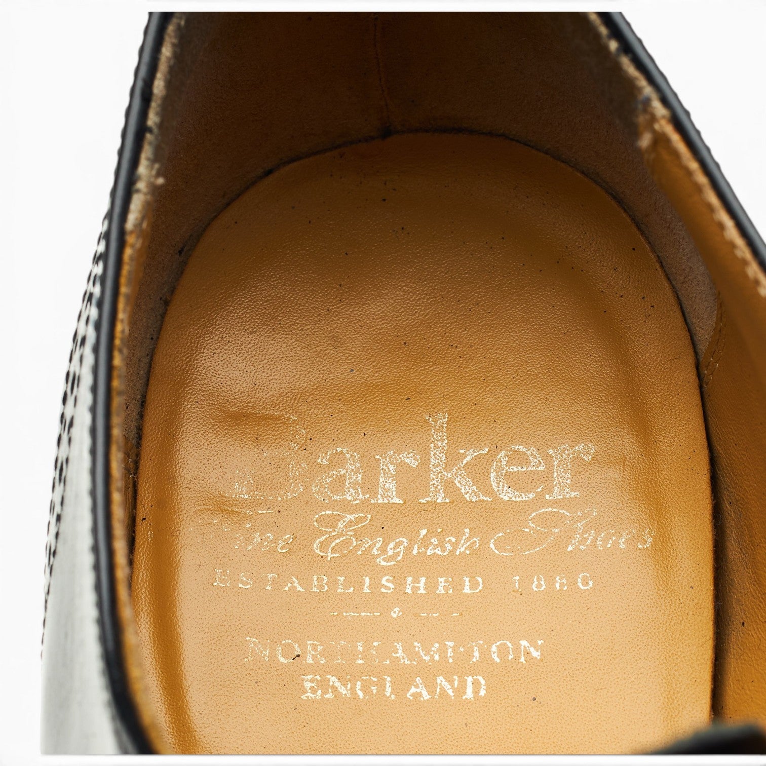 Barker Alfred chaussures oxford cuir noir pointure UK 7