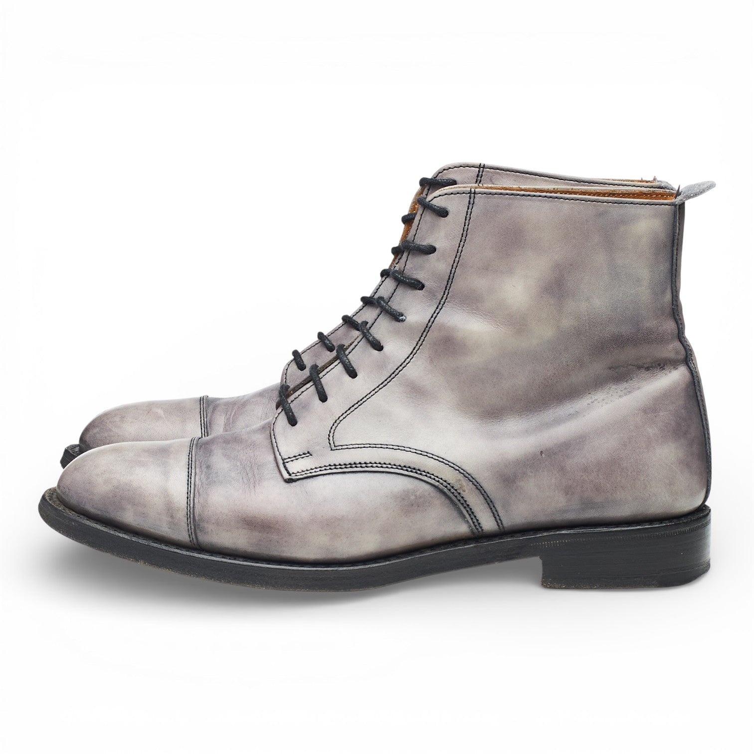 Cheaney Sadie Bottines Cuir Gris Clair Pointure UK 3