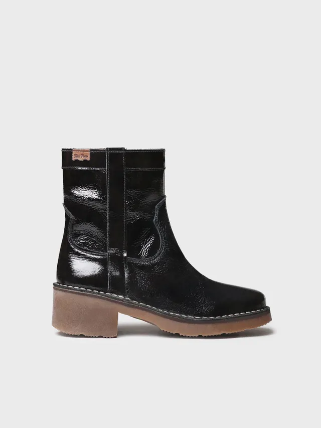 Toni Pons Iris-CA bottines vernis zip latéral