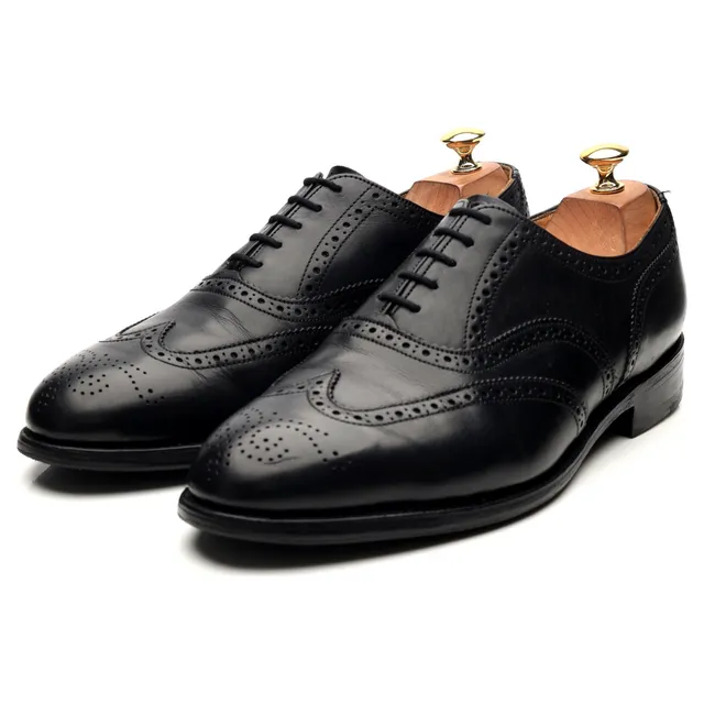 Tricker’s brogues cuir noir pointure UK 10
