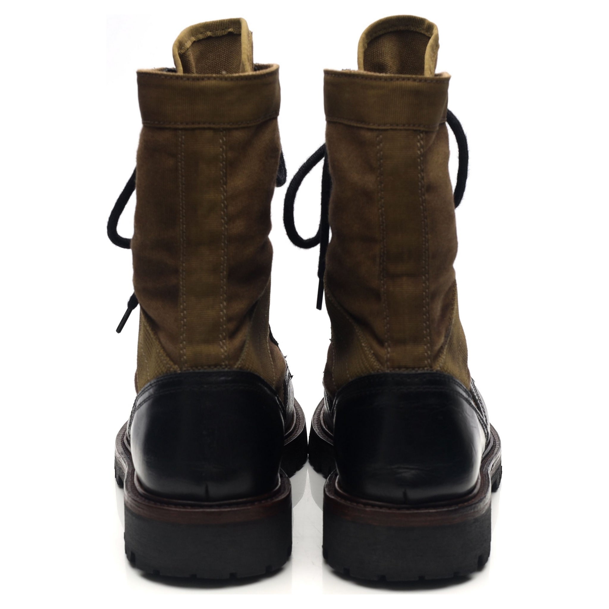 Belsaff Trooper boots combat cuir noir UK 10