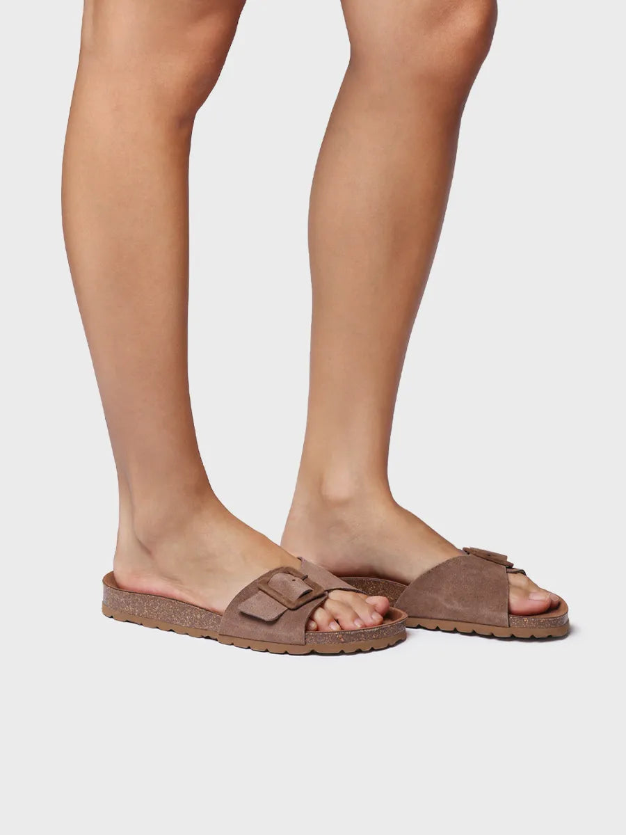 Toni Pons Glide-QT sandale femme liège taupe
