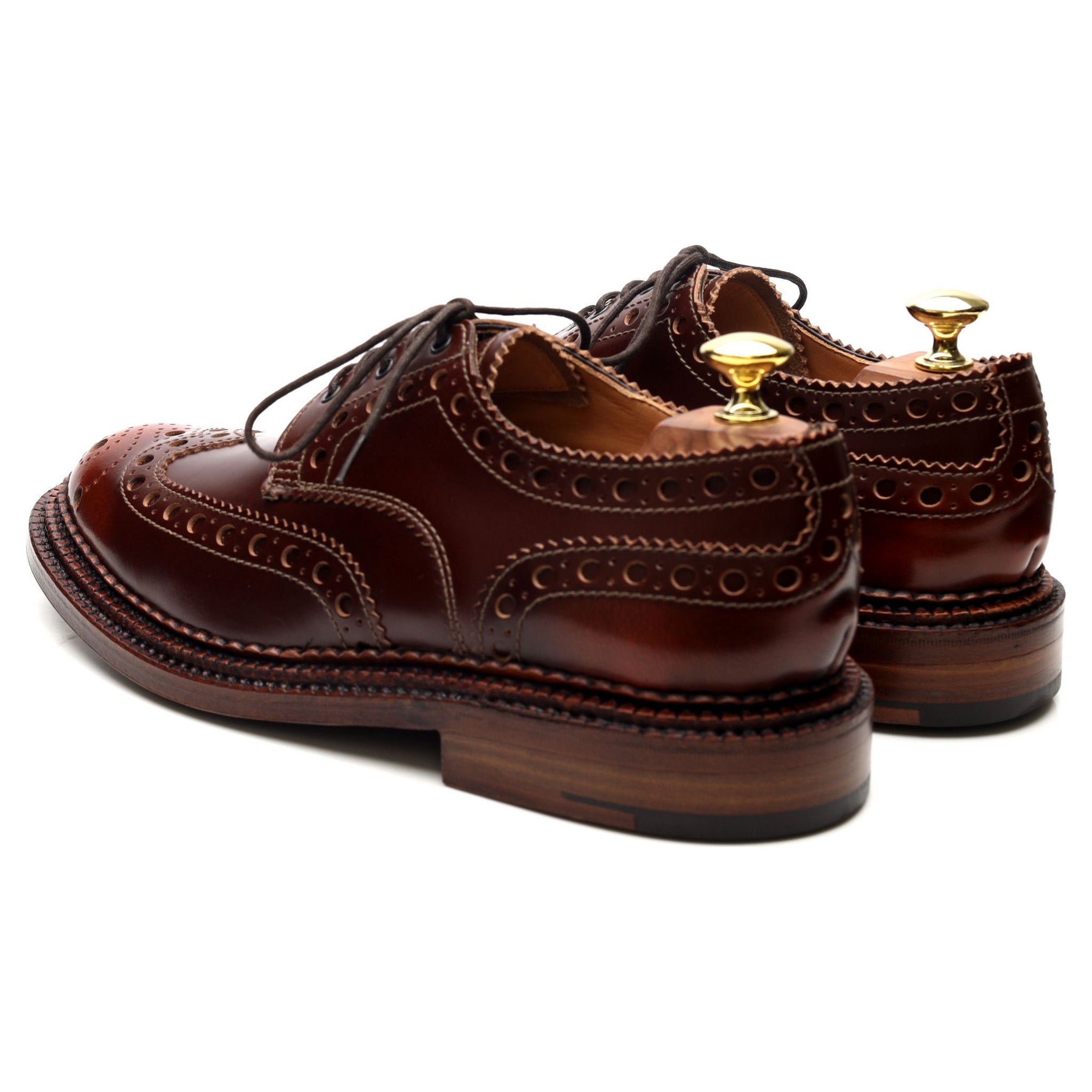 Grenson Archie derby cuir marron pointure UK 7