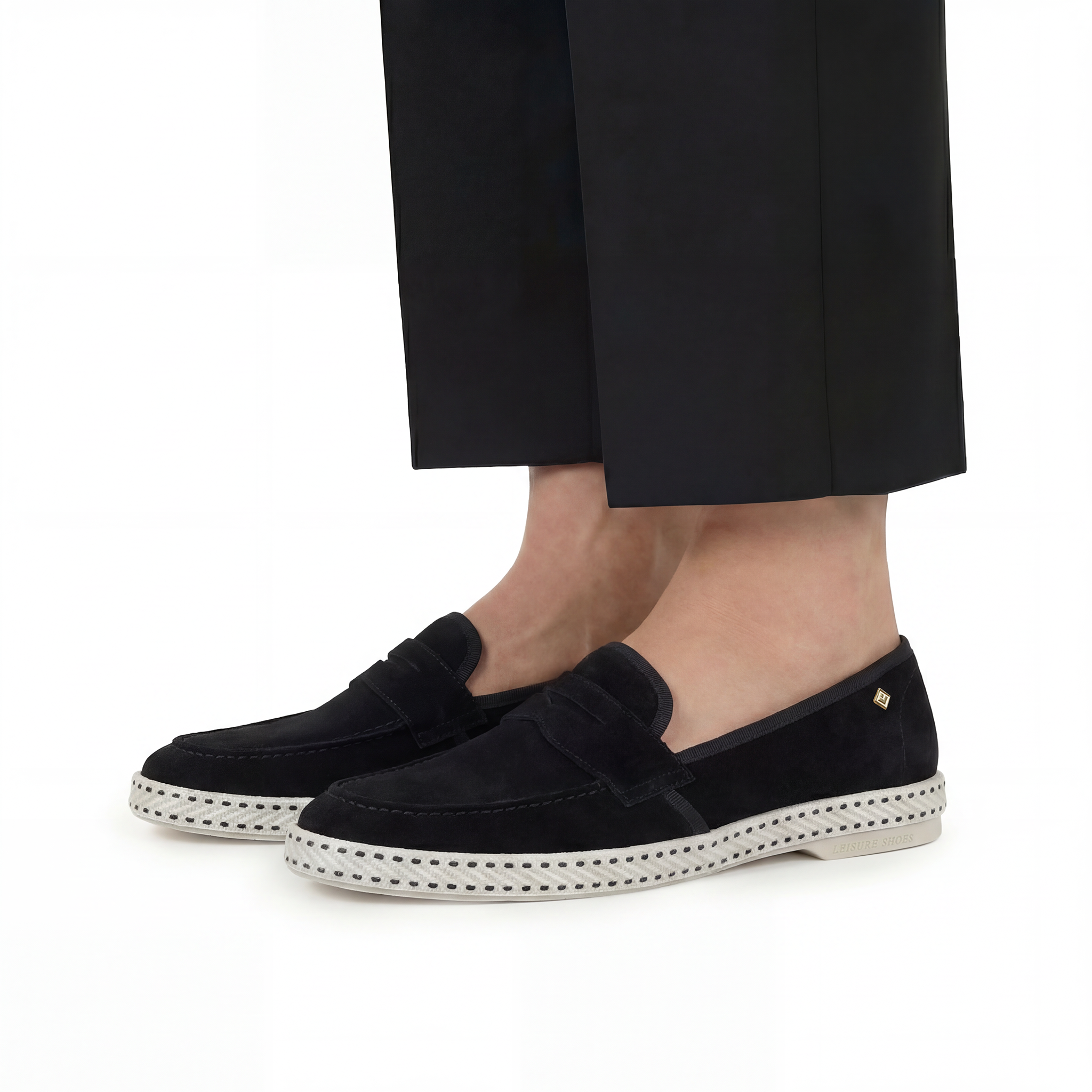 Rivieras Classic 1621 mocassin cuir noir