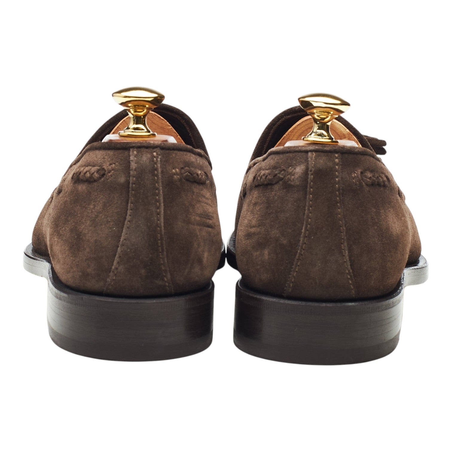 Velasca Beltramm mocassin daim marron UK 6 pompons