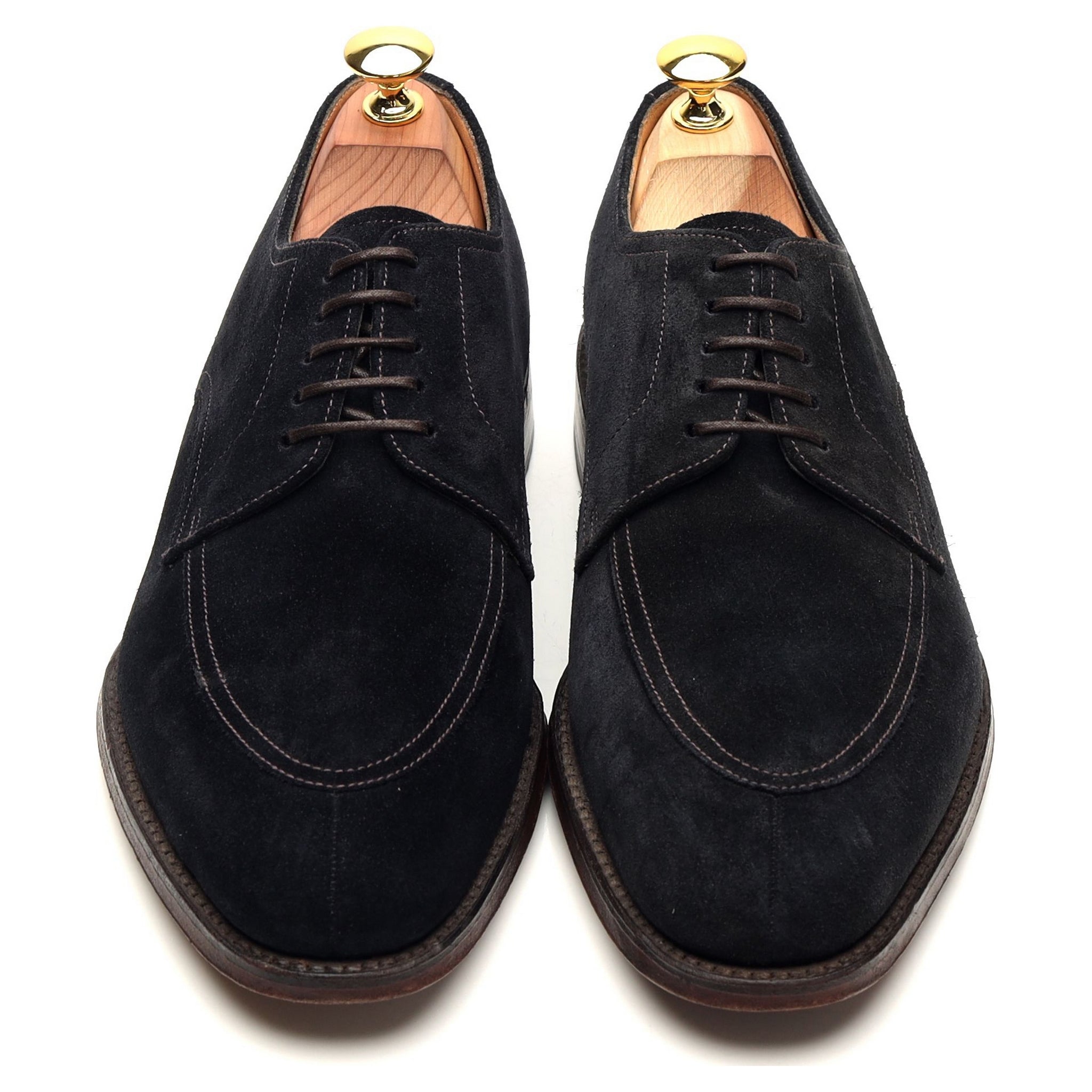 Loake 1880 Ealing derby suède bleu UK 7