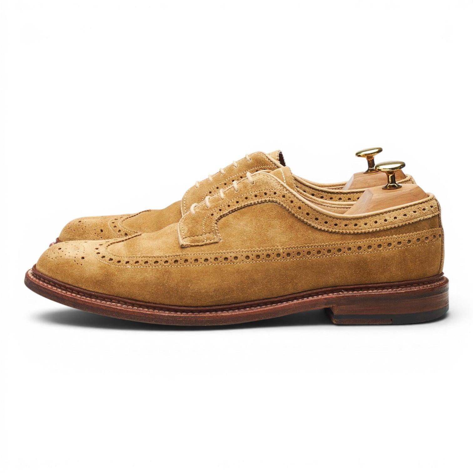 Alden 97789 derbies brogues daim marron 8,5 UK