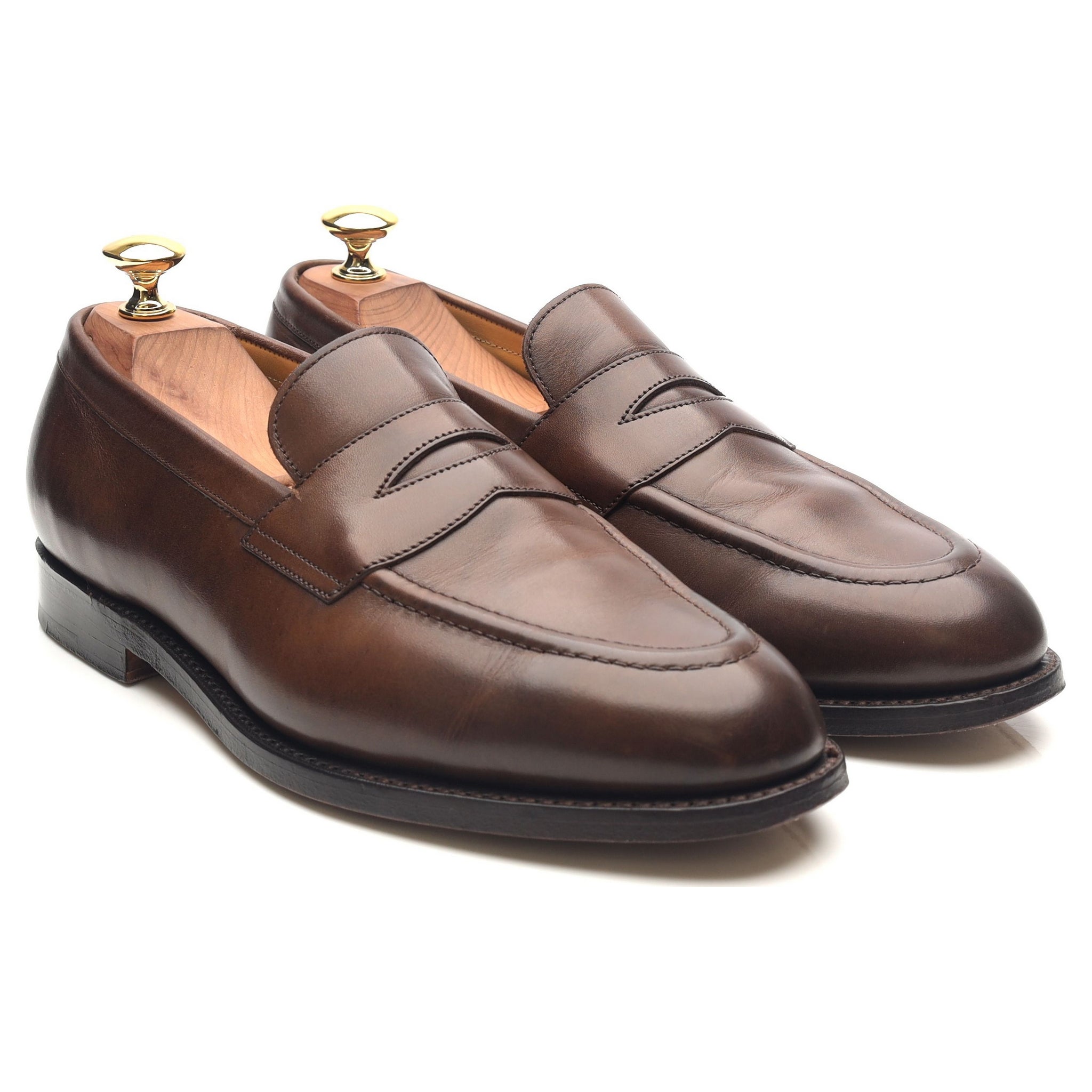 Tricker's Harvard mocassin cuir marron pointure UK 6,5