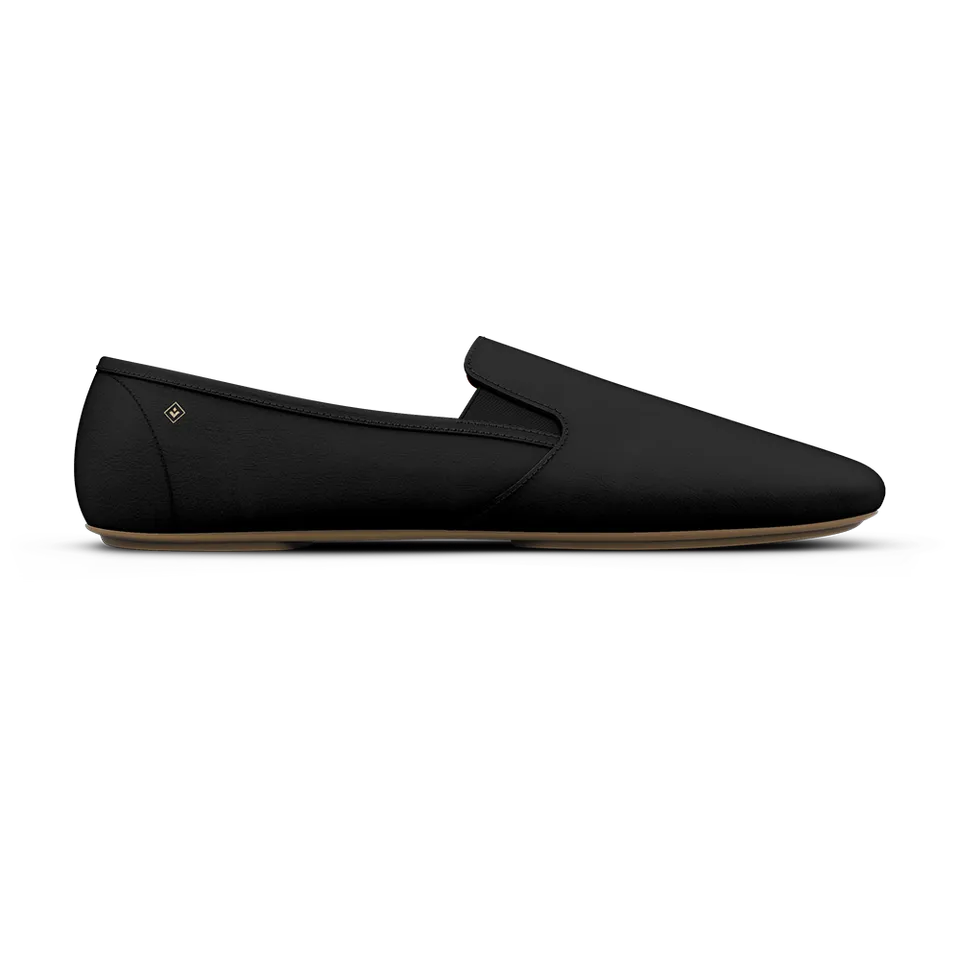 Rivieras Jazz J1001 chaussures noir cuir lisse