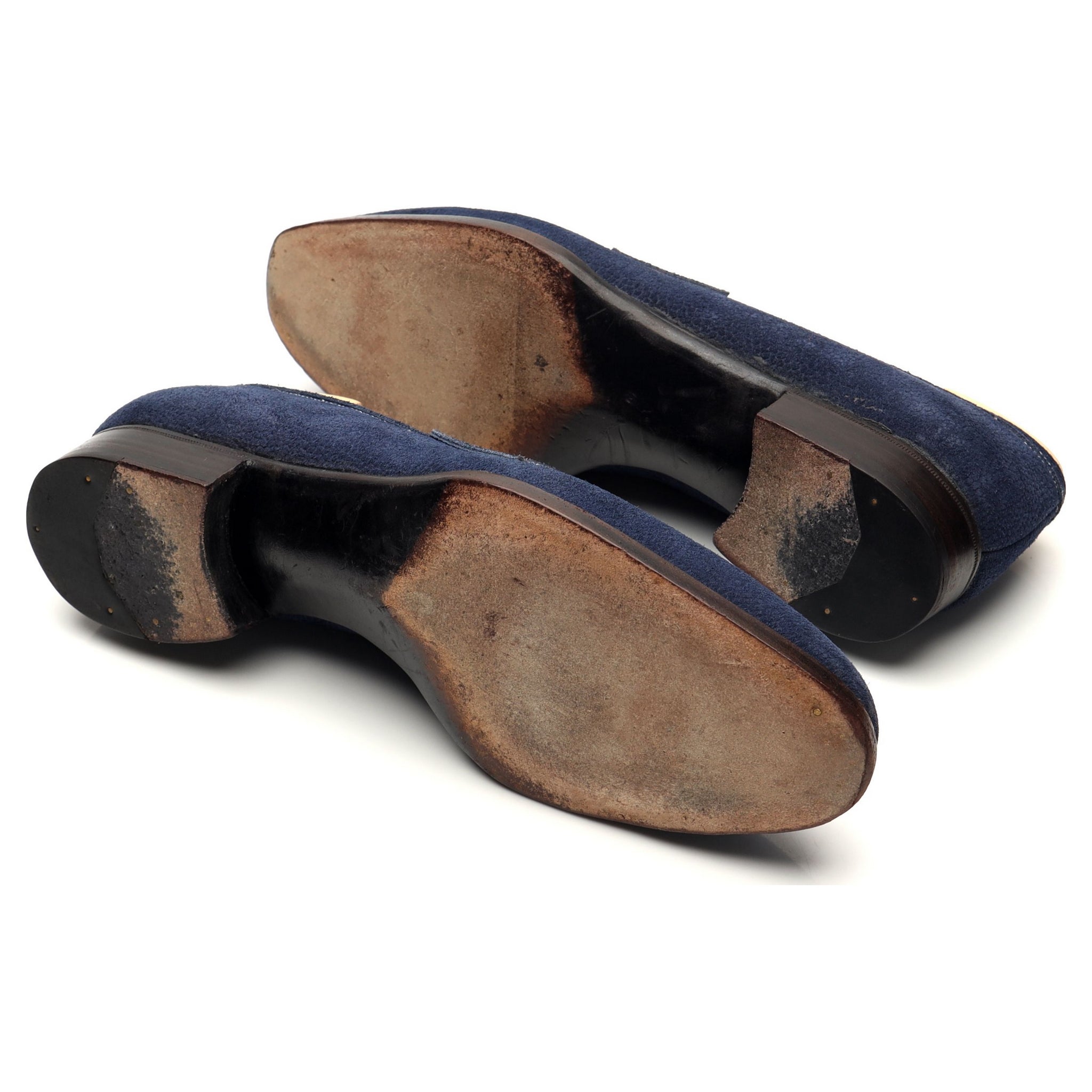 The Sabot mocassin daim grainé bleu pointure 8