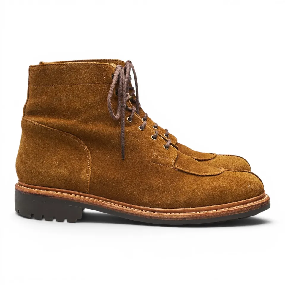 Grenson Grover boots suède marron UK 9,5 semelle crantée