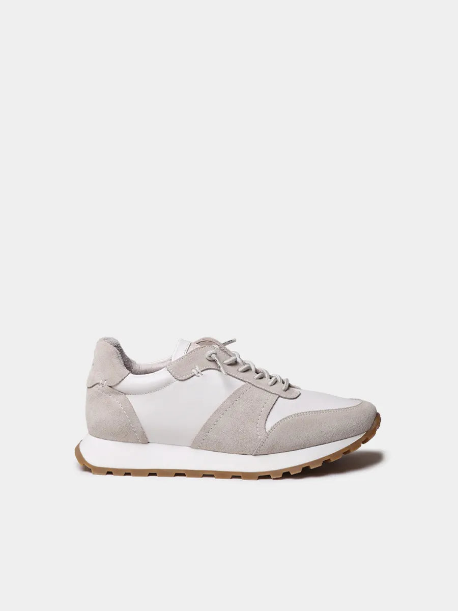 Toni Pons Alicia baskets femme cuir metallise suedine