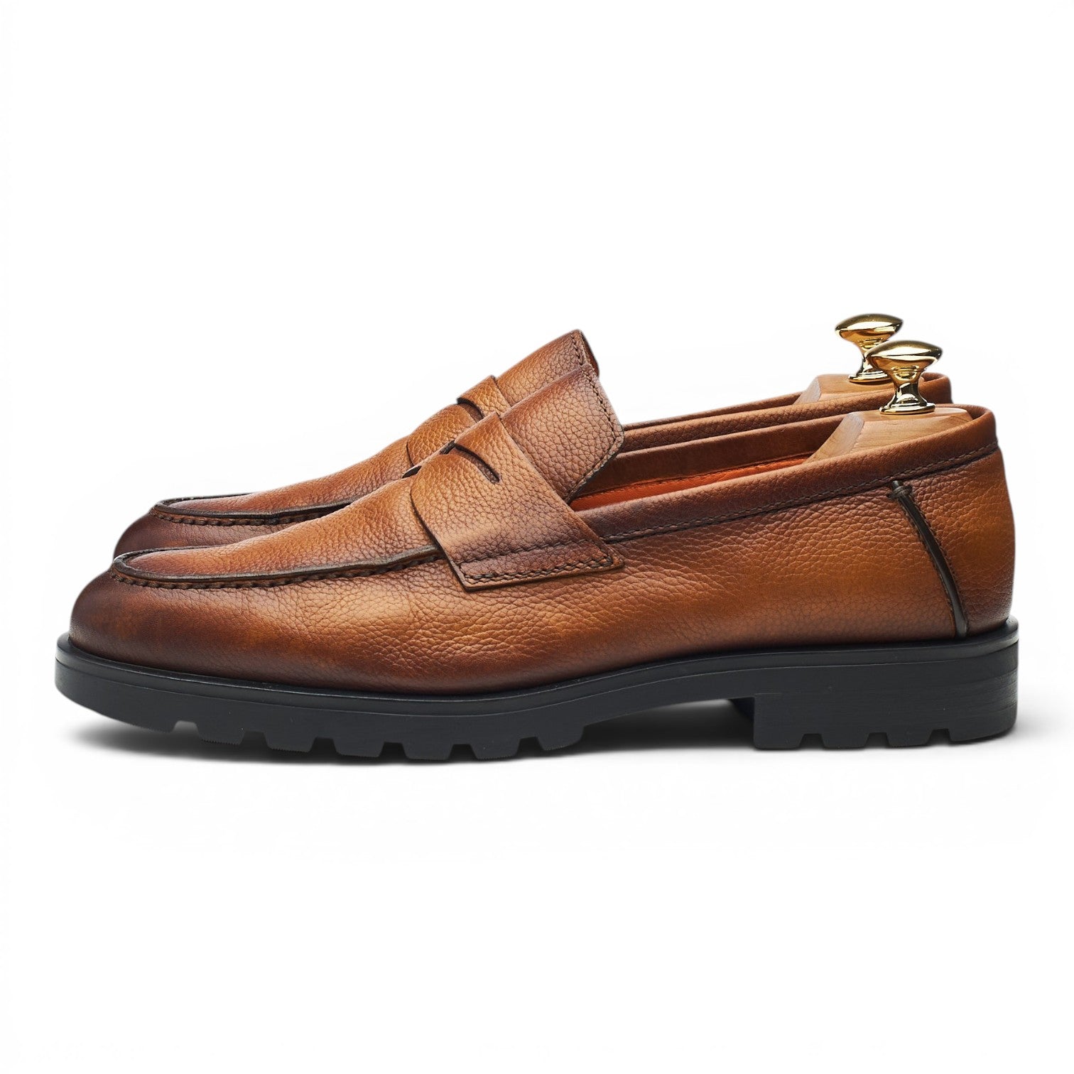 Santoni Rock mocassins cuir marron 6 UK