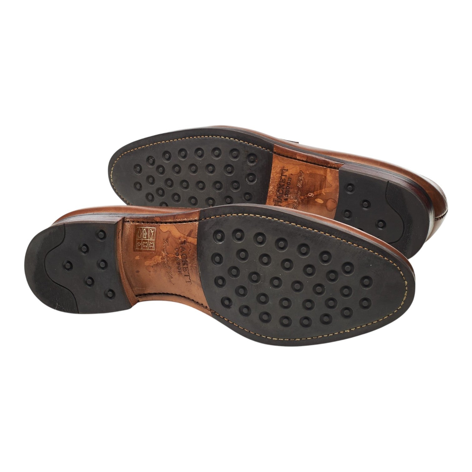 Hackett 80487 mocassins cuir marron pointure UK 9