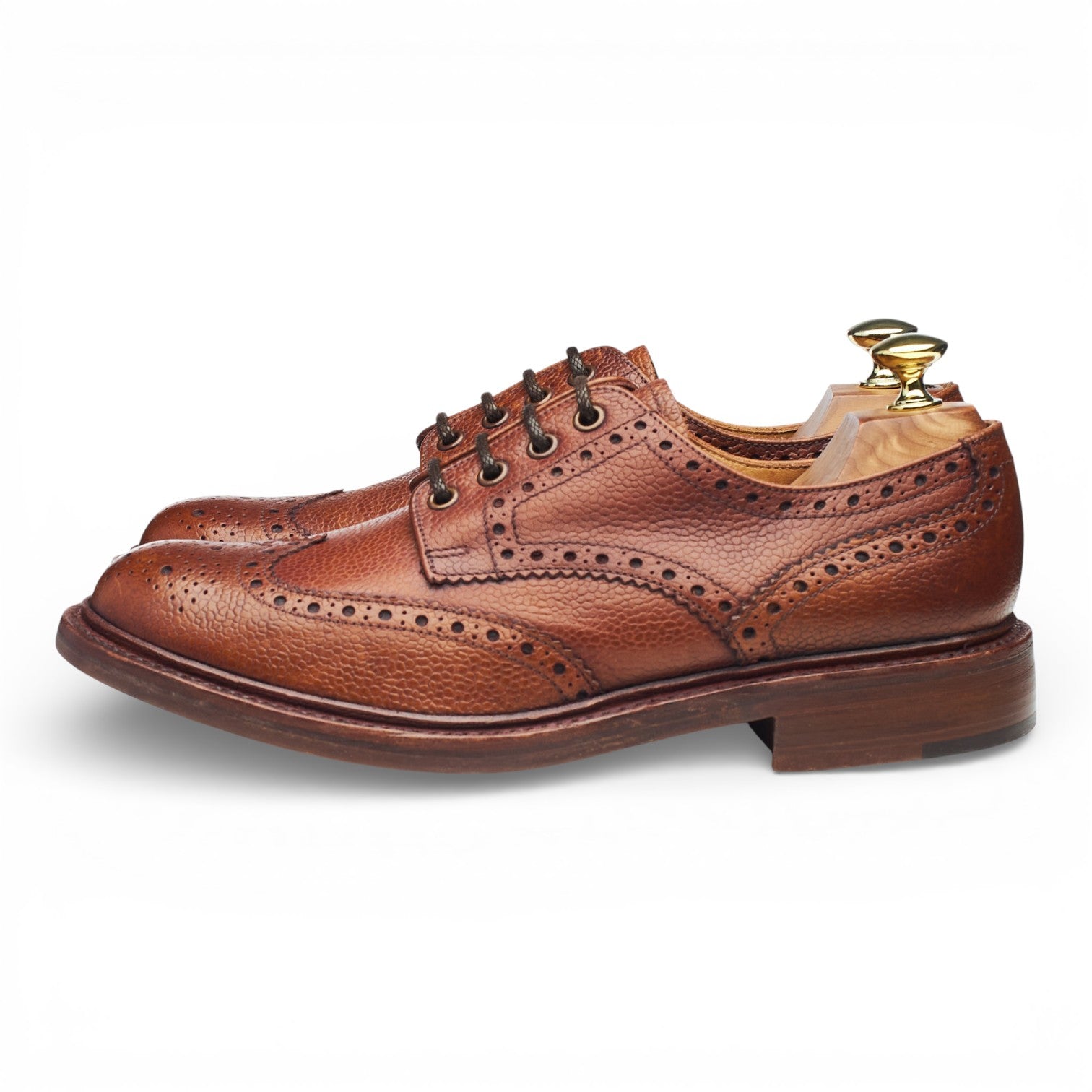 Hoggs of Fife Carnoustie derbies cuir marron UK 7