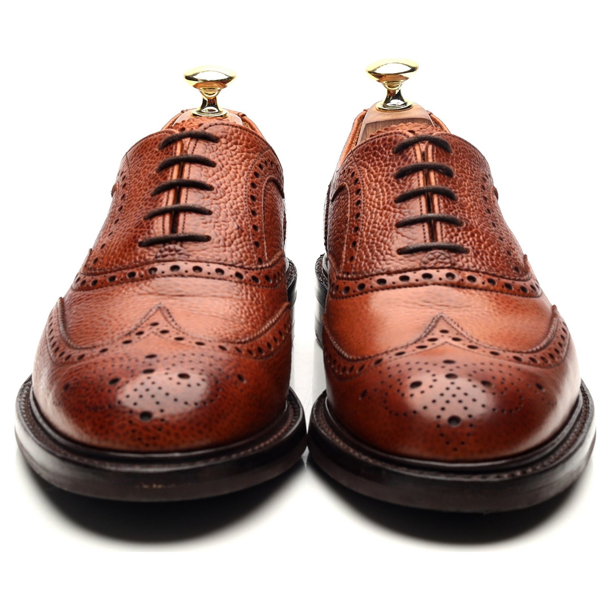 Cheaney Hythe II richelieu cuir brogue marron UK 7