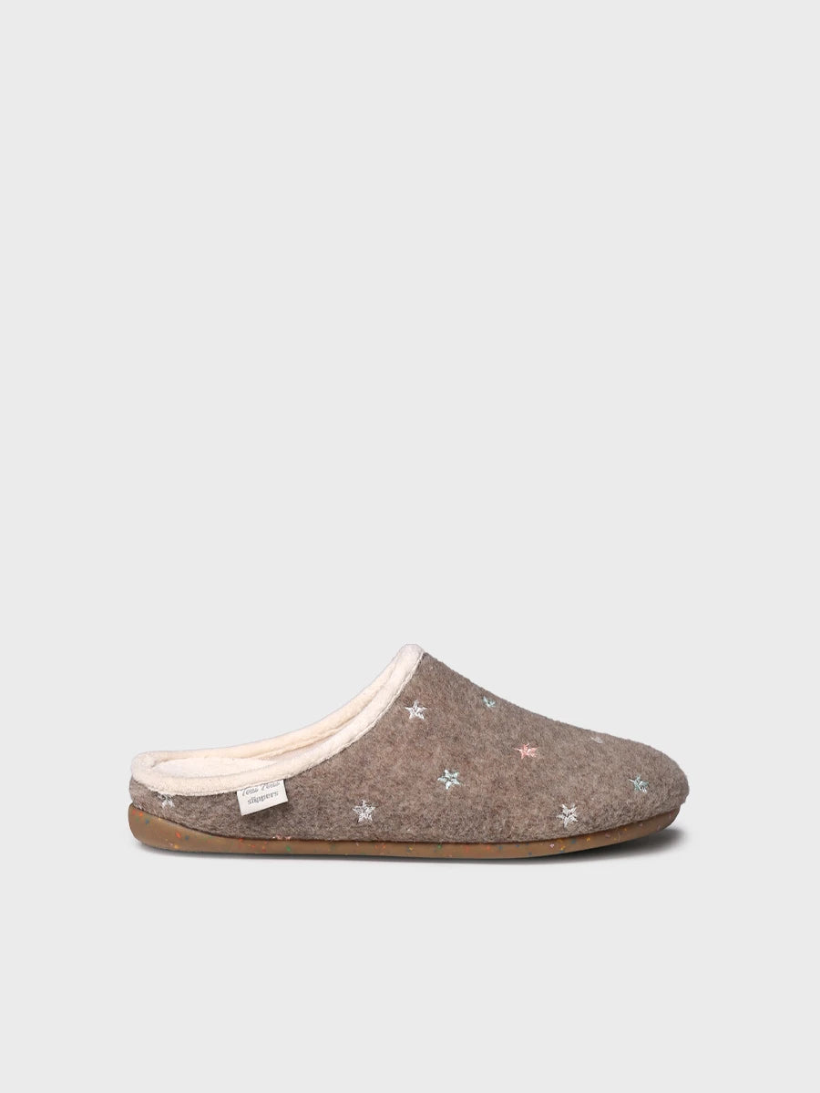 Toni Pons Mona-FT chausson femme feutrine etoiles