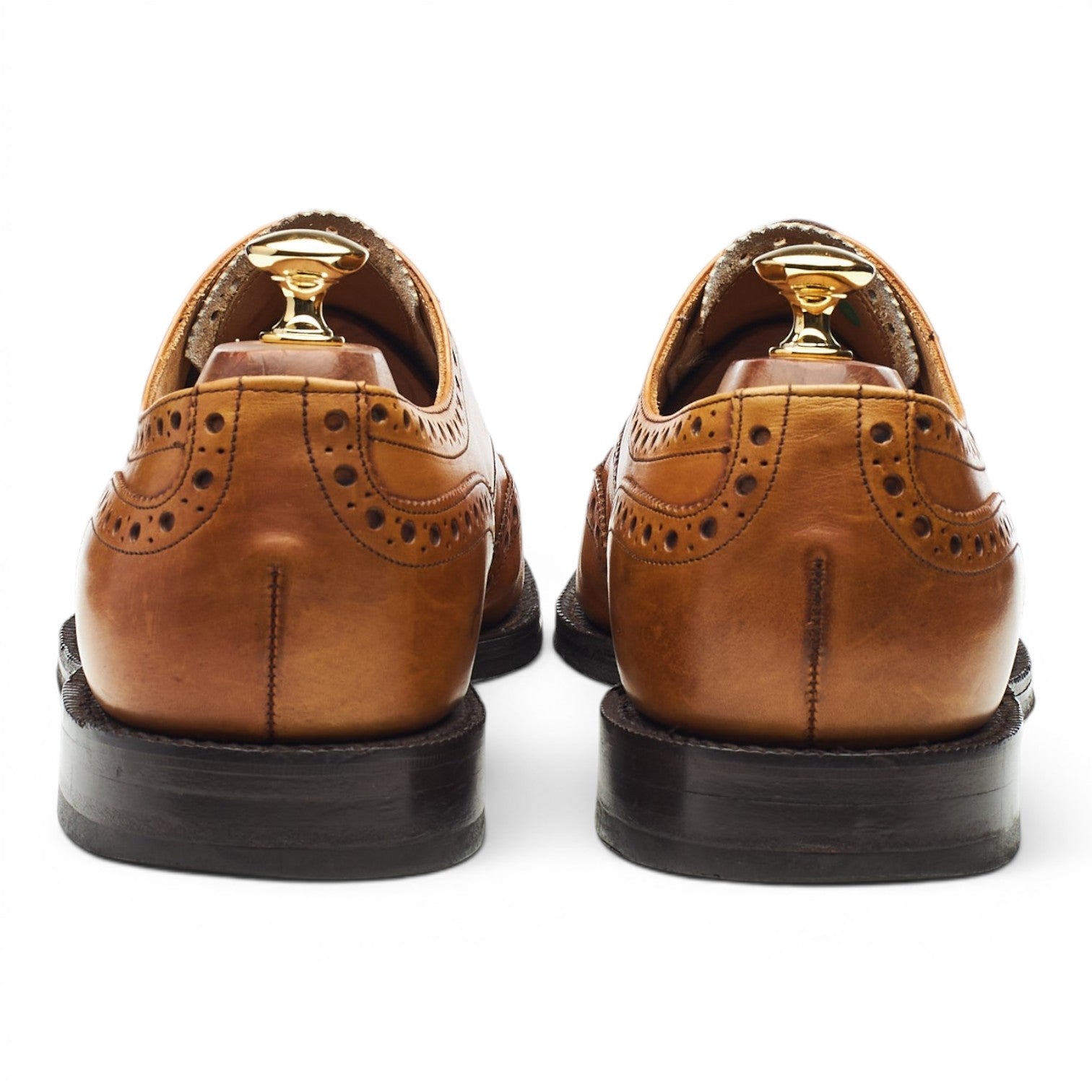 Cheaney derbies brogues cuir camel UK 10