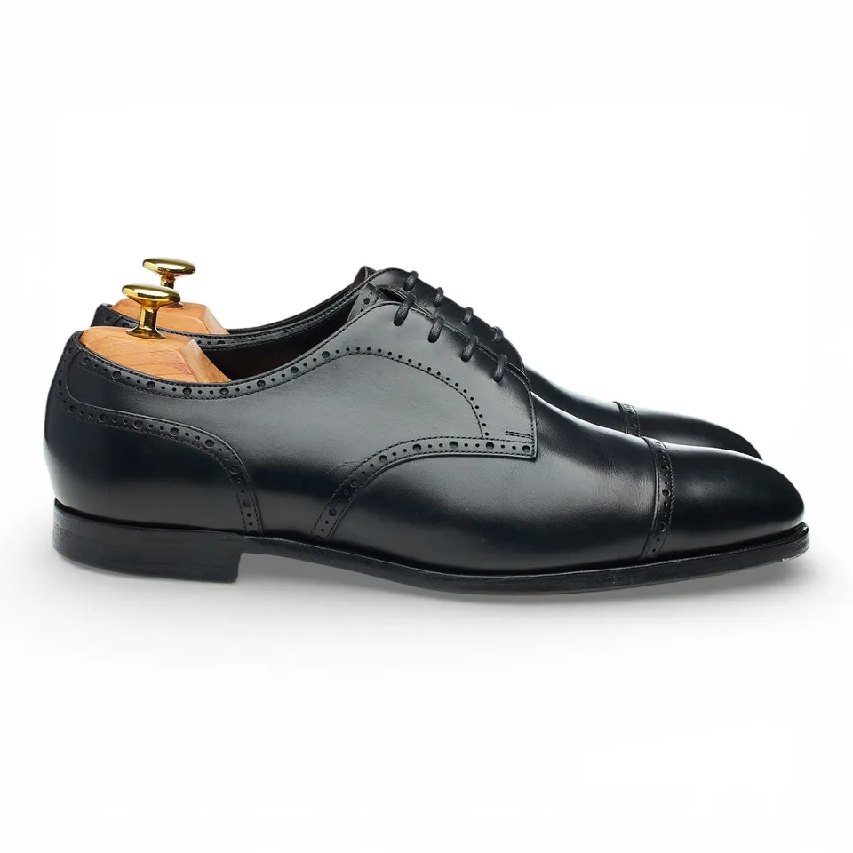 Edward Green derby bout droit cuir noir UK 8