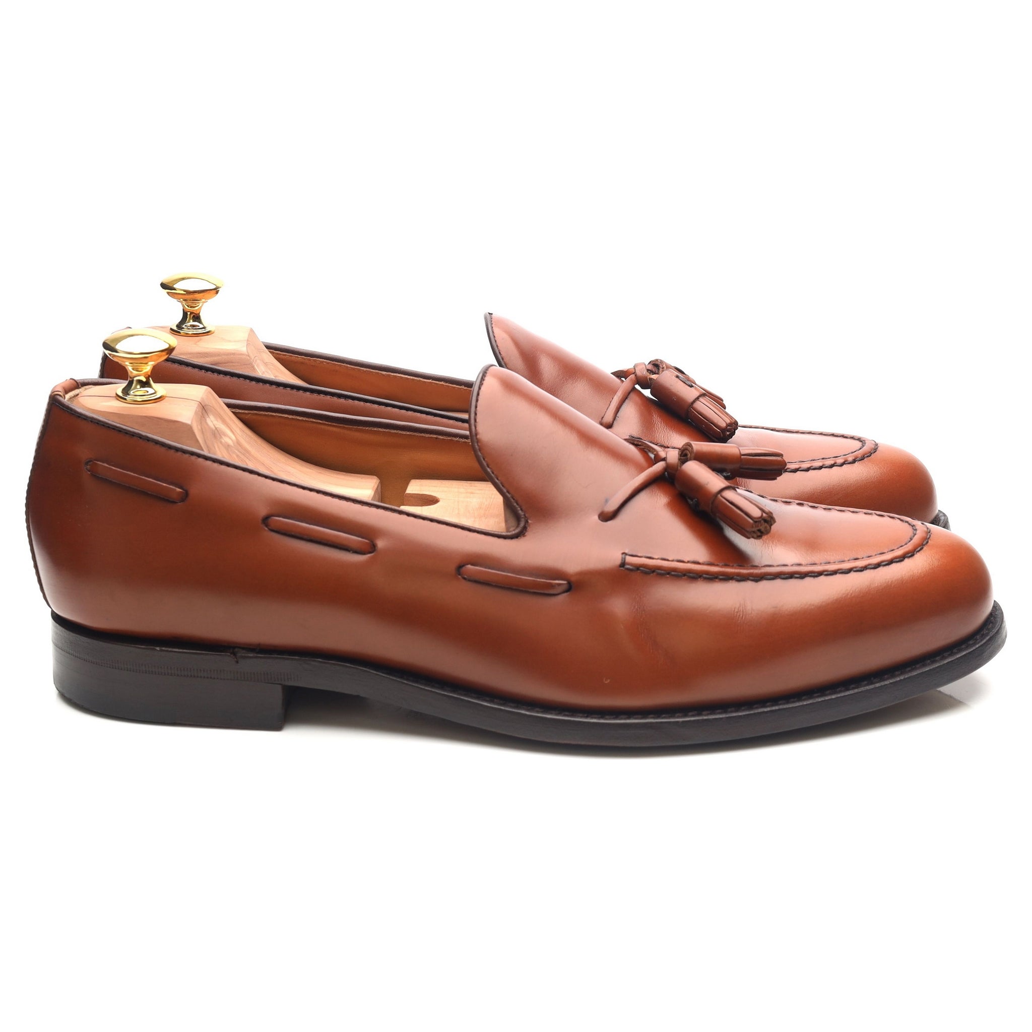 Herring Fletcher mocassins cuir marron UK 12