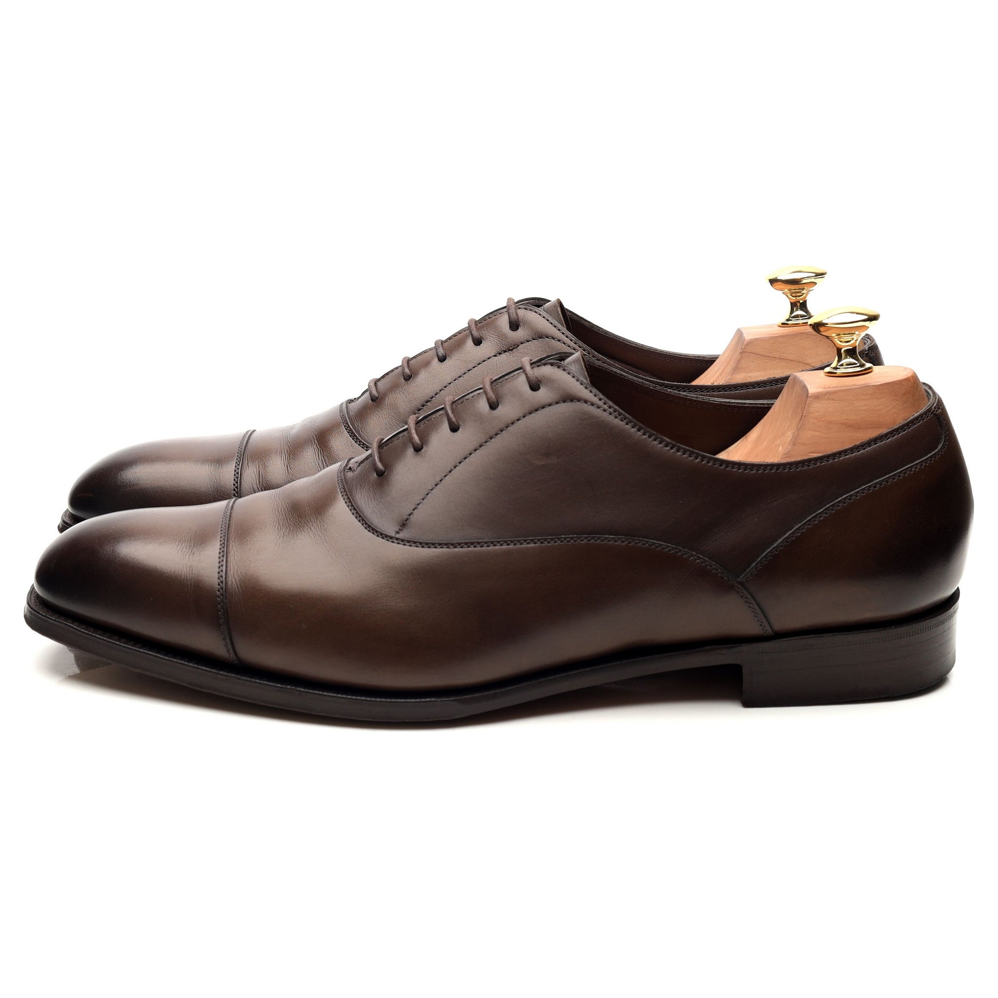 Edward Green oxford cuir marron 10 bout droit