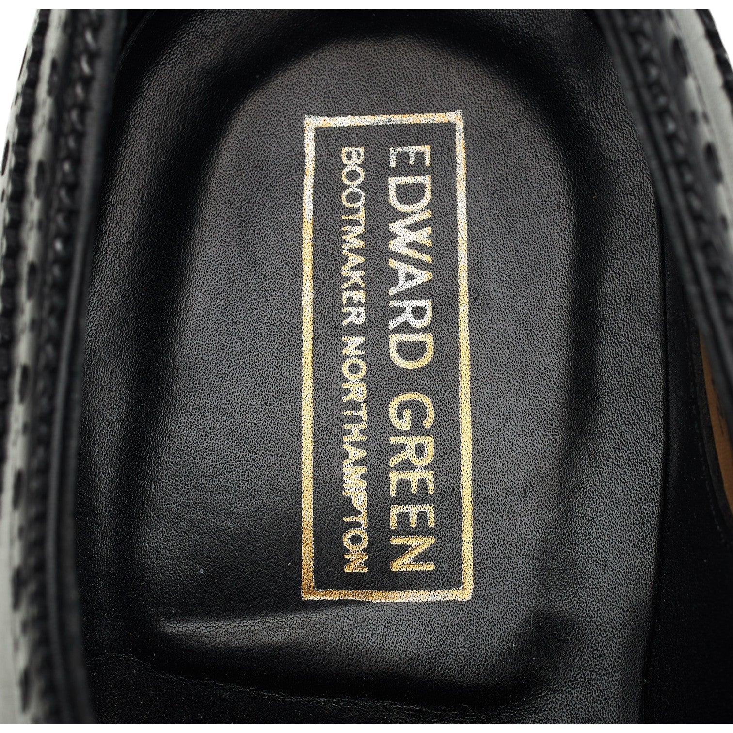 Edward Green Cadogan richelieu cuir noir UK 5.5