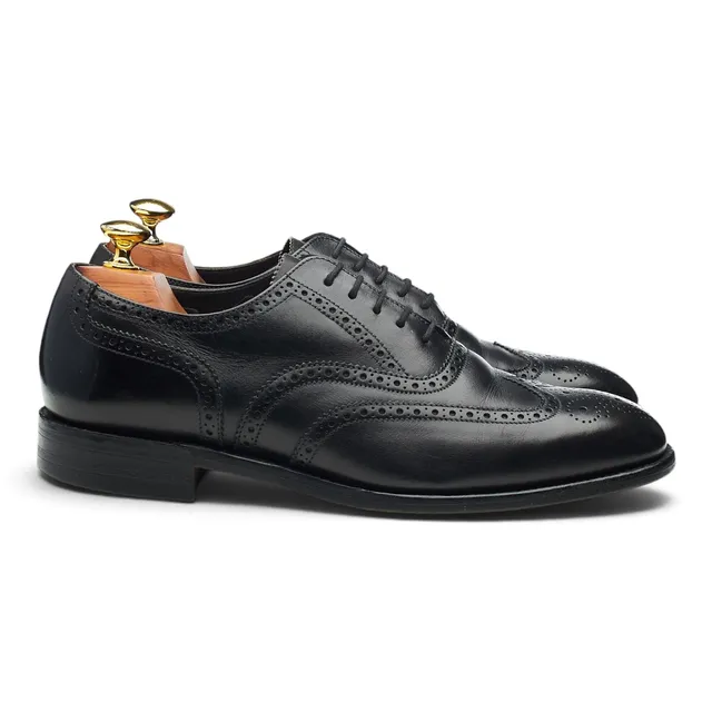 Herring Leamington derbies brogue noires UK 7,5