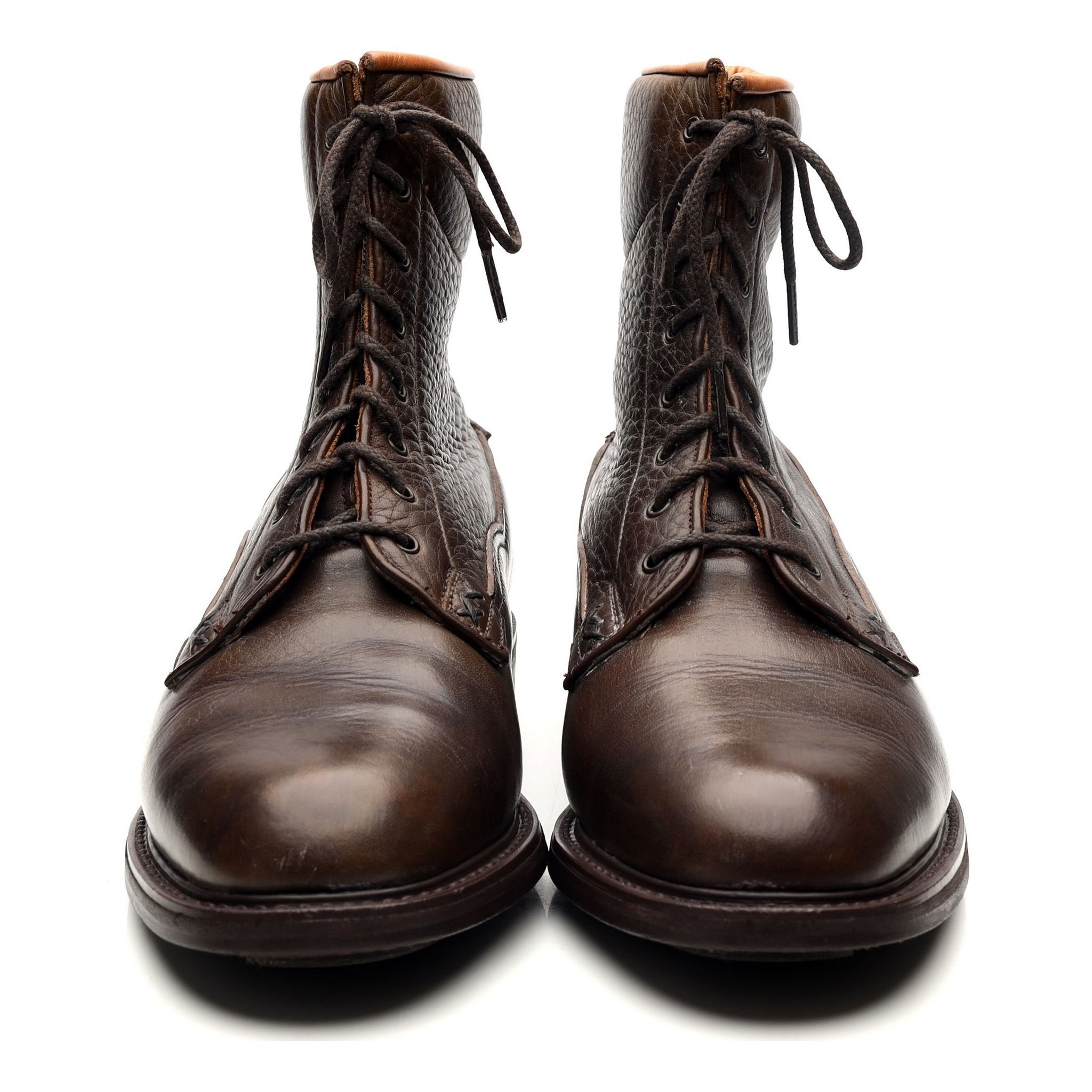 Alfred Sargent boots cuir grain marron UK 7