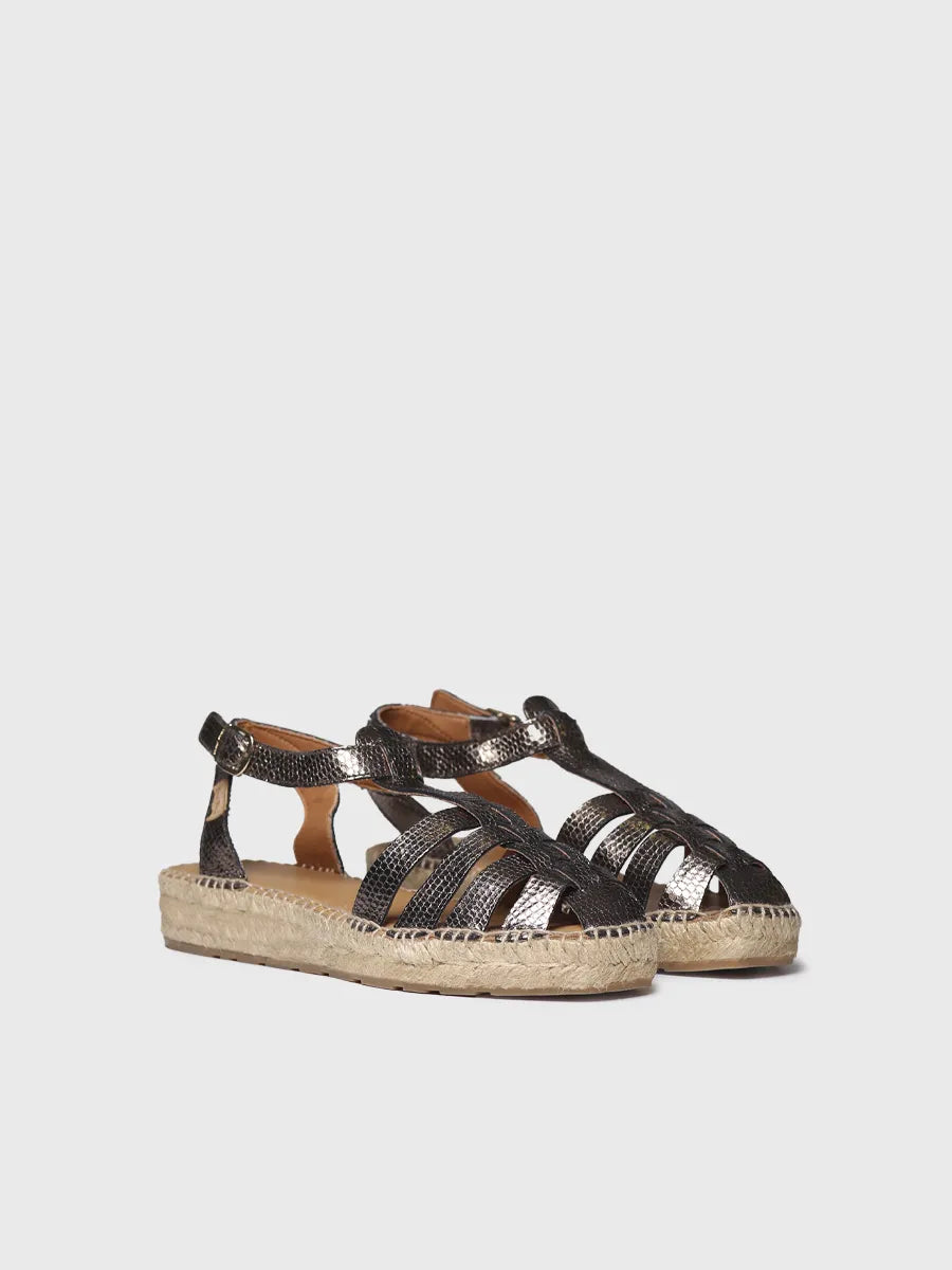 Toni Pons Evian-CA espadrille serpent boucle 3,5 cm