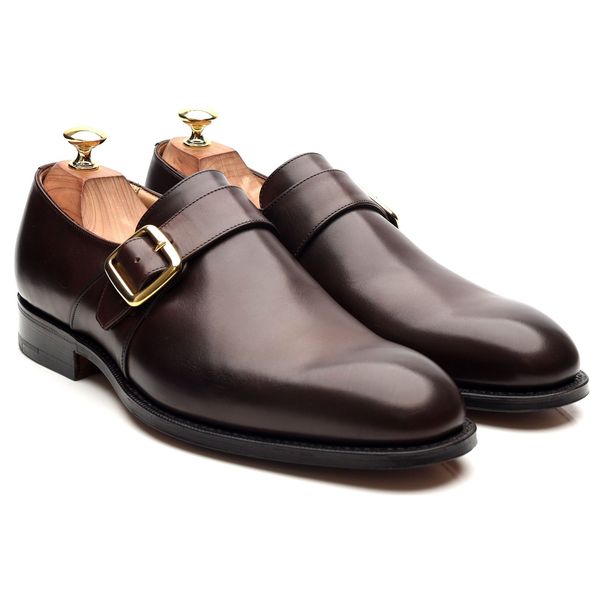 Church's Westbury monk cuir marron foncé UK 8