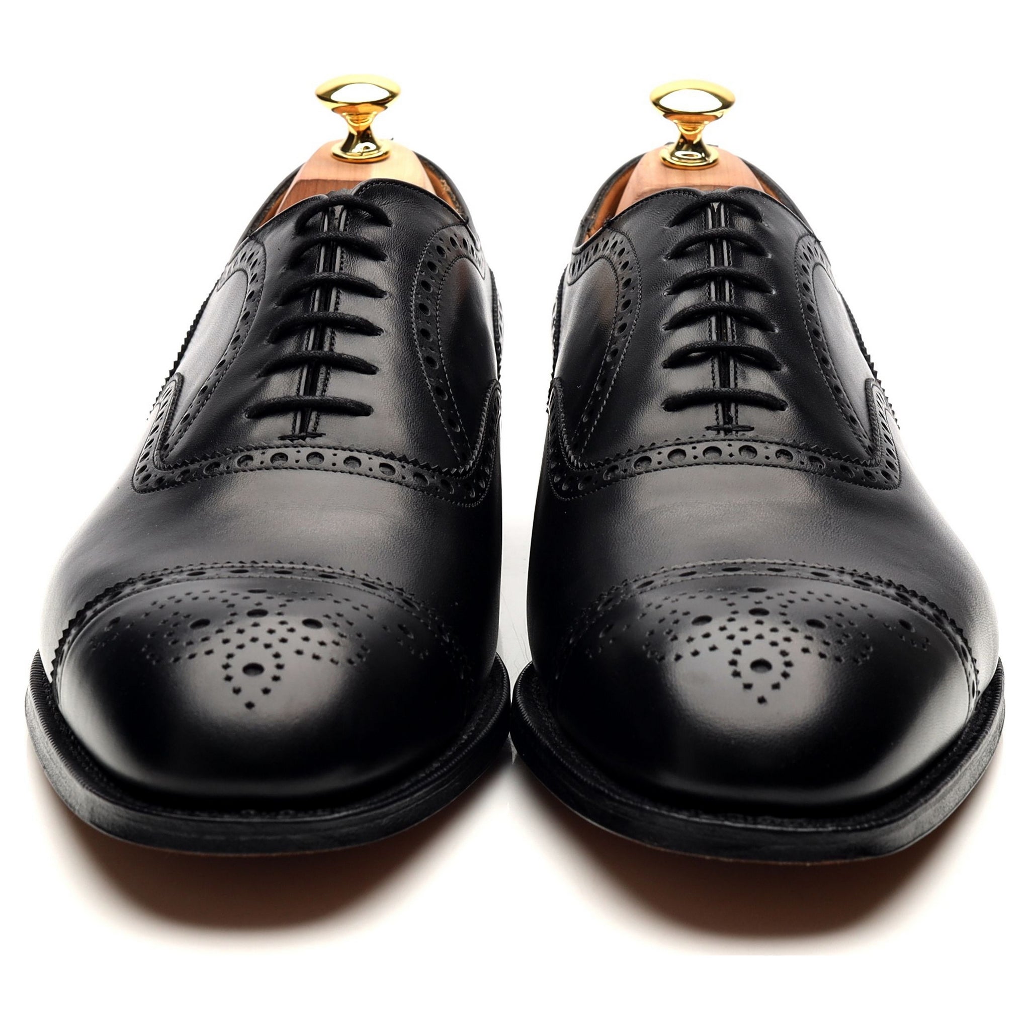 Church's Diplomat richelieu brogue cuir noir 11 cousu Goodyear