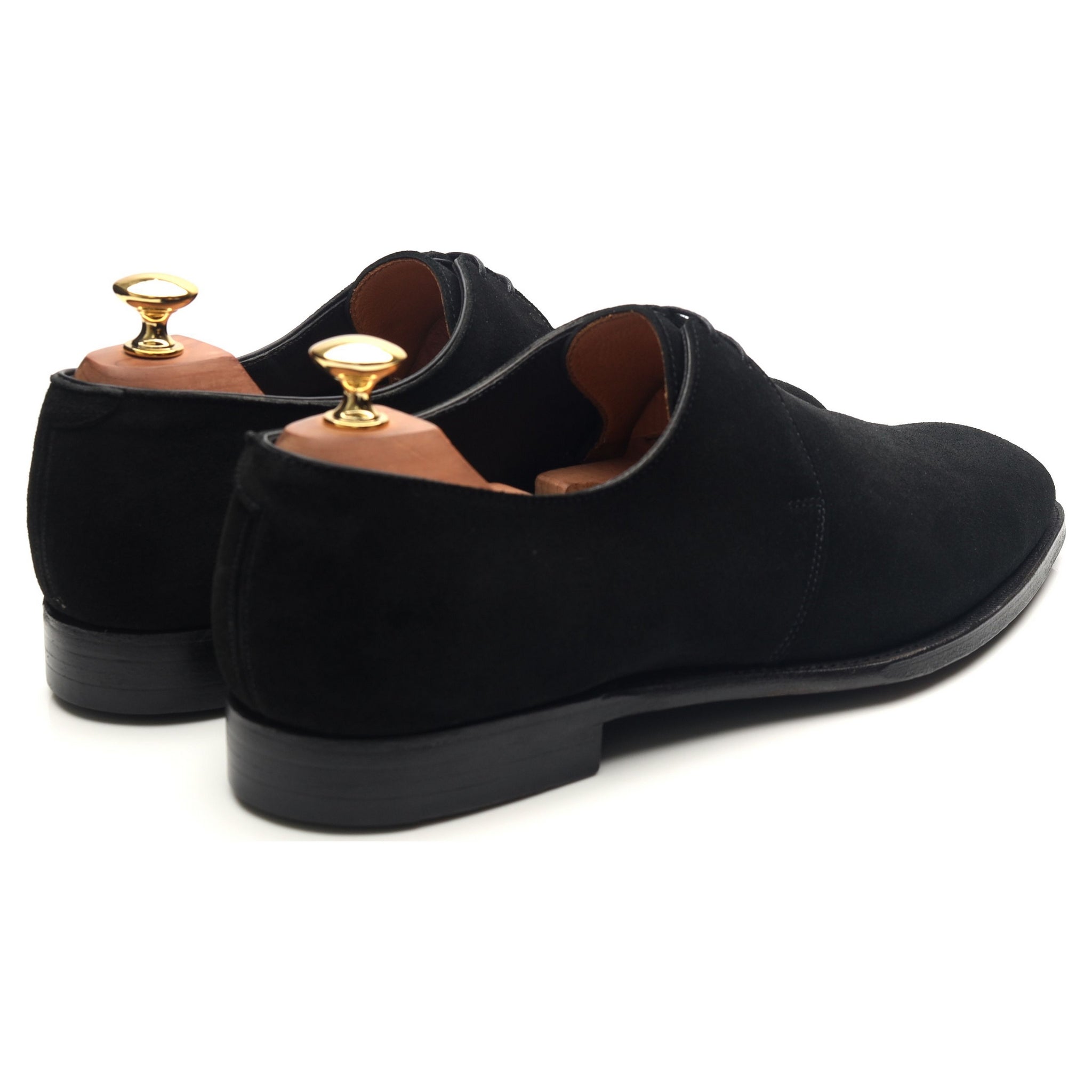 Crockett & Jones Stanley derby daim noir pointure 9,5 E