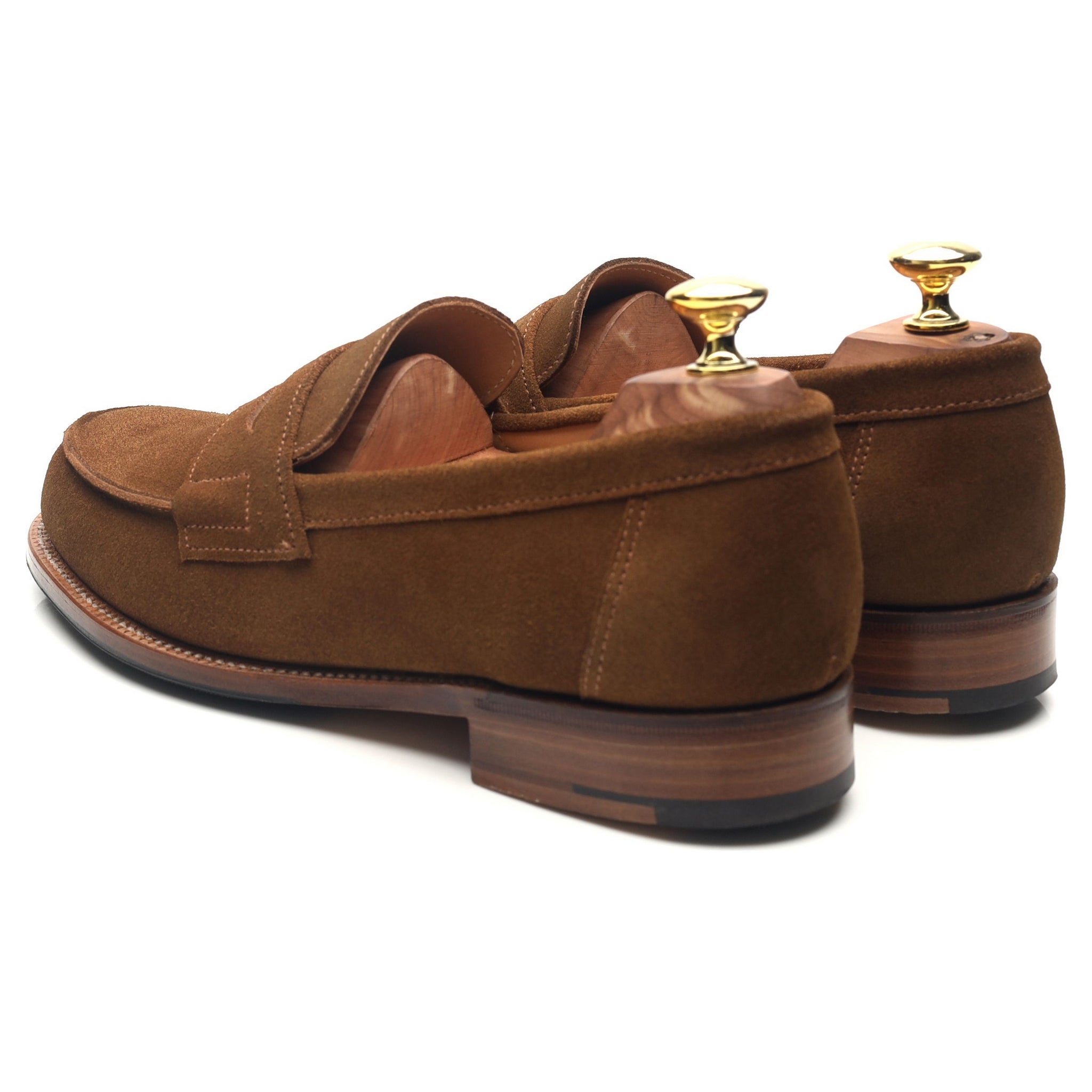 Grenson Epsom mocassin daim marron pointure UK 7