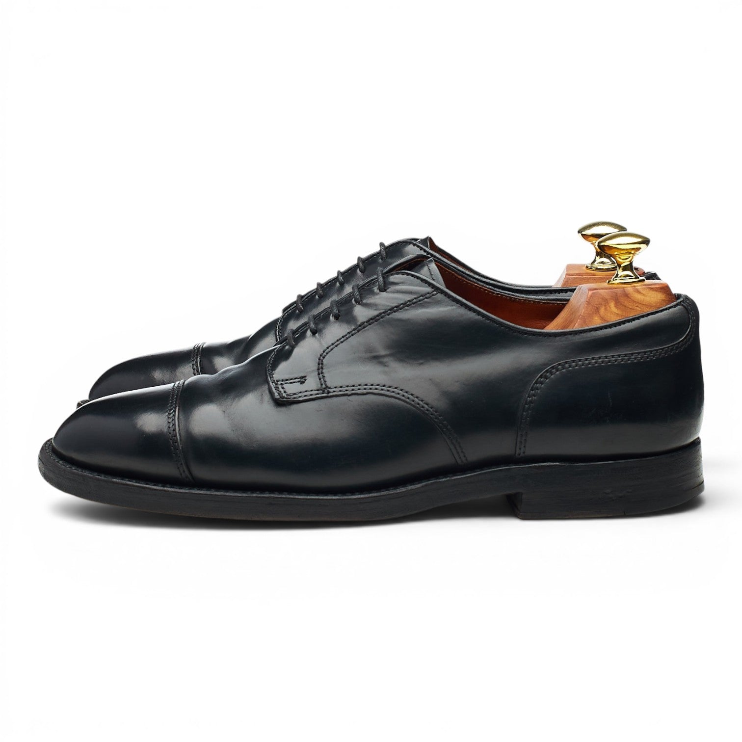 Alden 2161 derby cuir cordovan noir UK 6