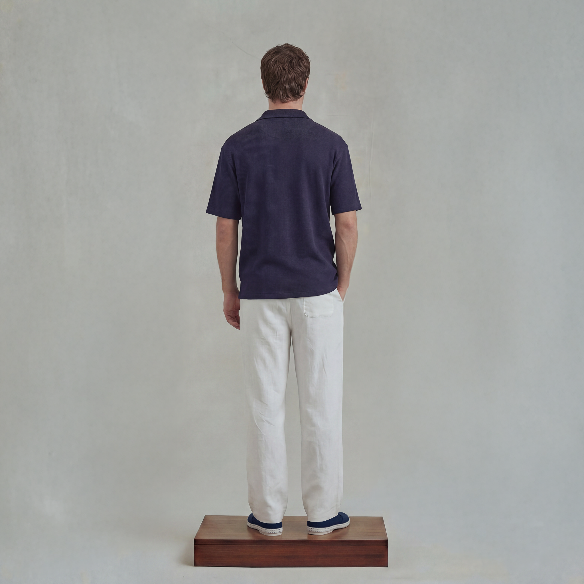 Rivieras Bembridge chemise marine nid d’abeille