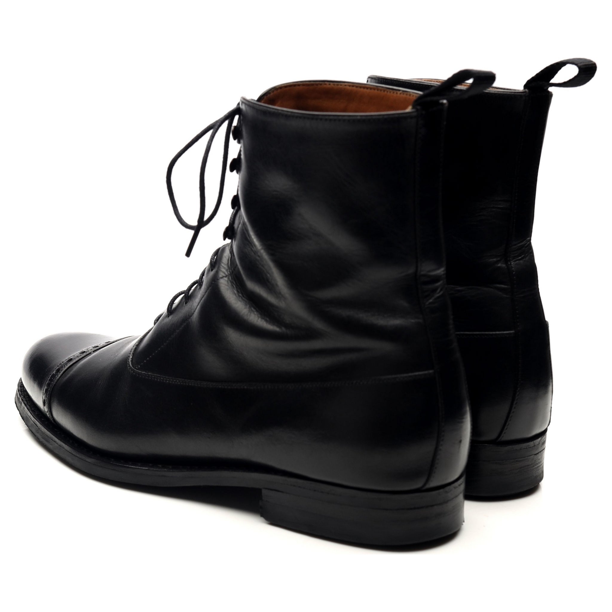 Carmina 80092 boots cuir noir UK 7 semelle Dainite