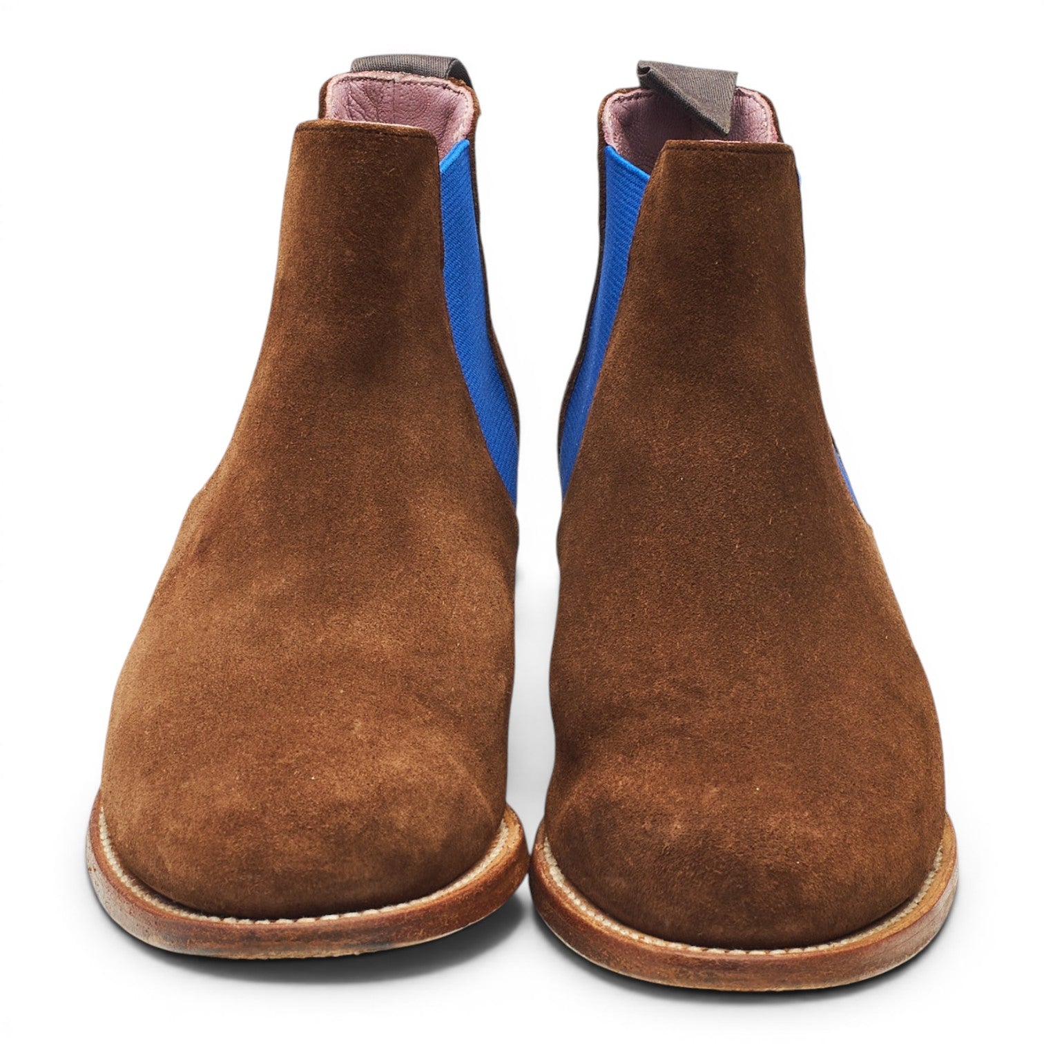 Barker Violet bottines chelsea daim marron UK 4