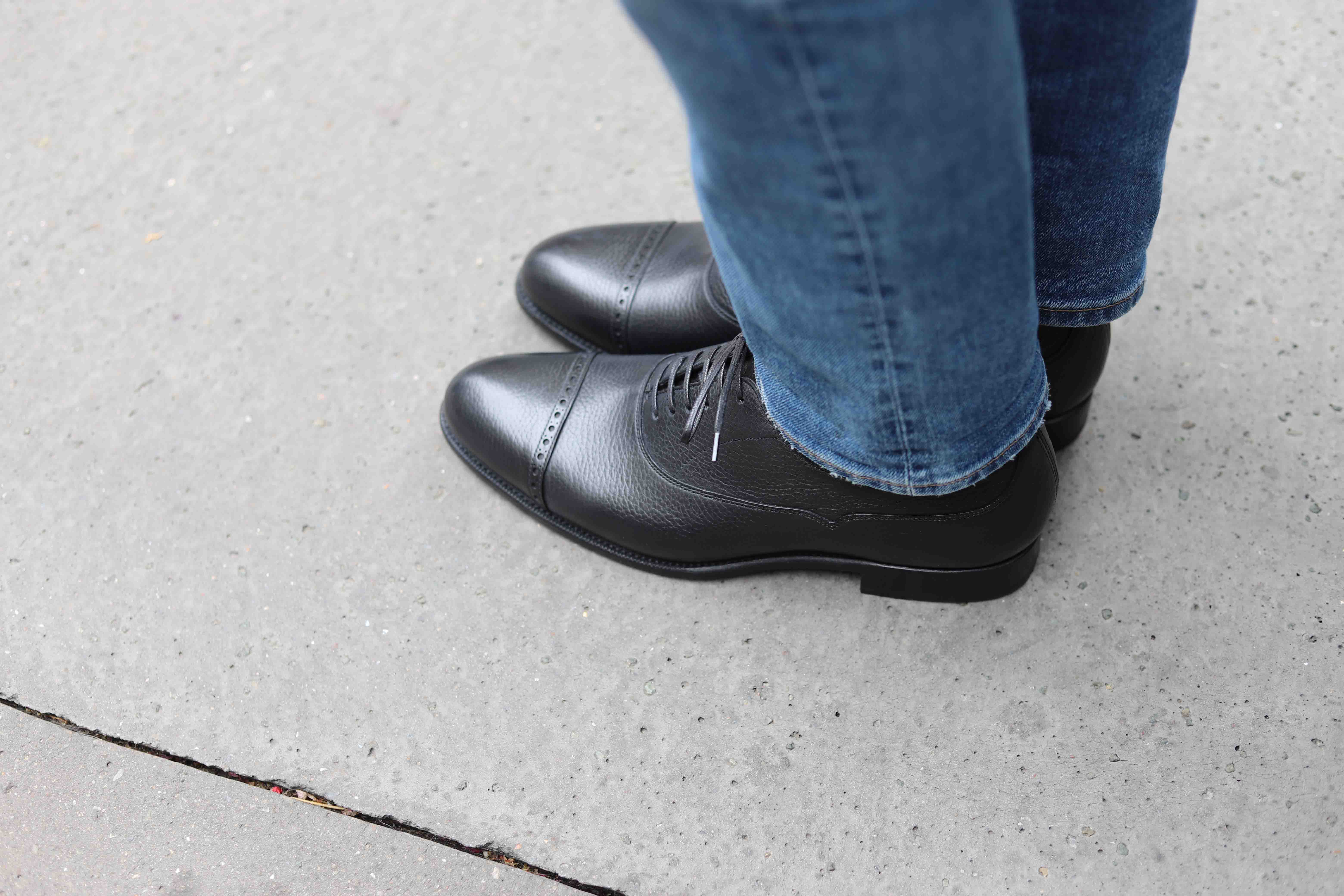 Malfroid Astoria richelieu cuir grainé cousu Goodyear