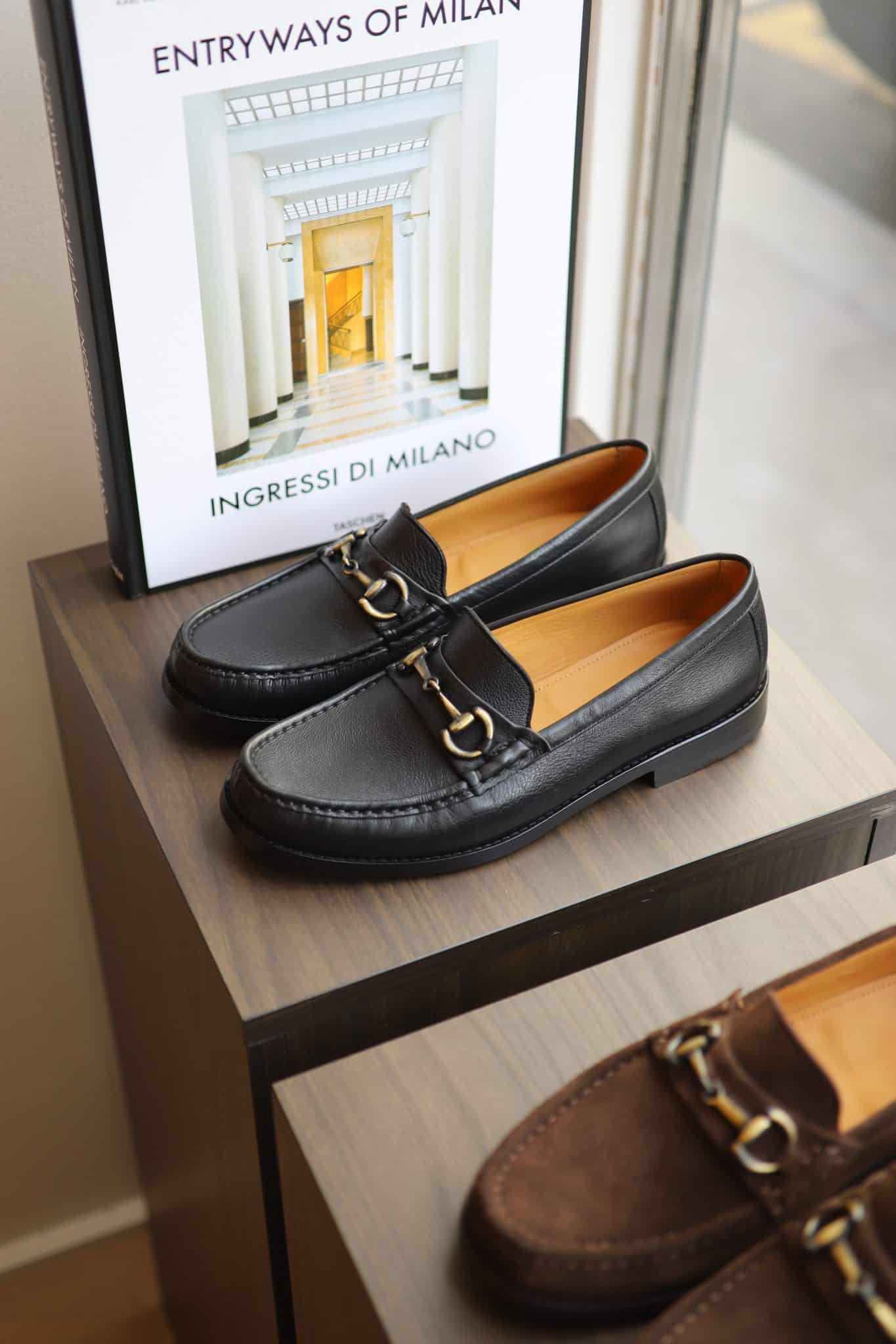 Malfroid Passy mocassin à mors cuir grainé léger