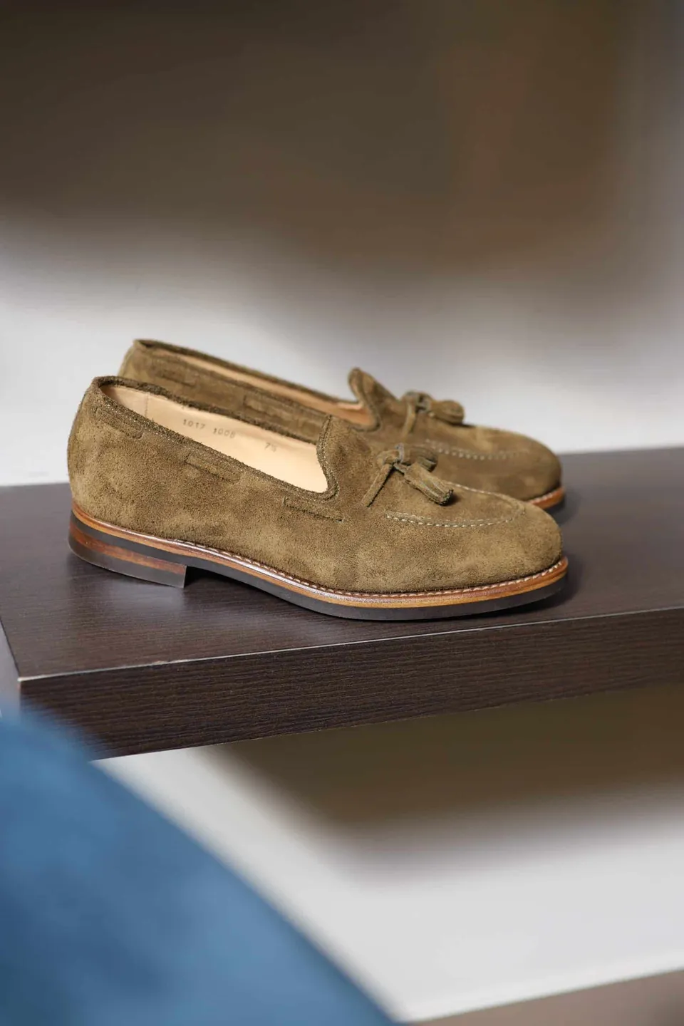 Malfroid Goodwood mocassin glands daim semelle gomme