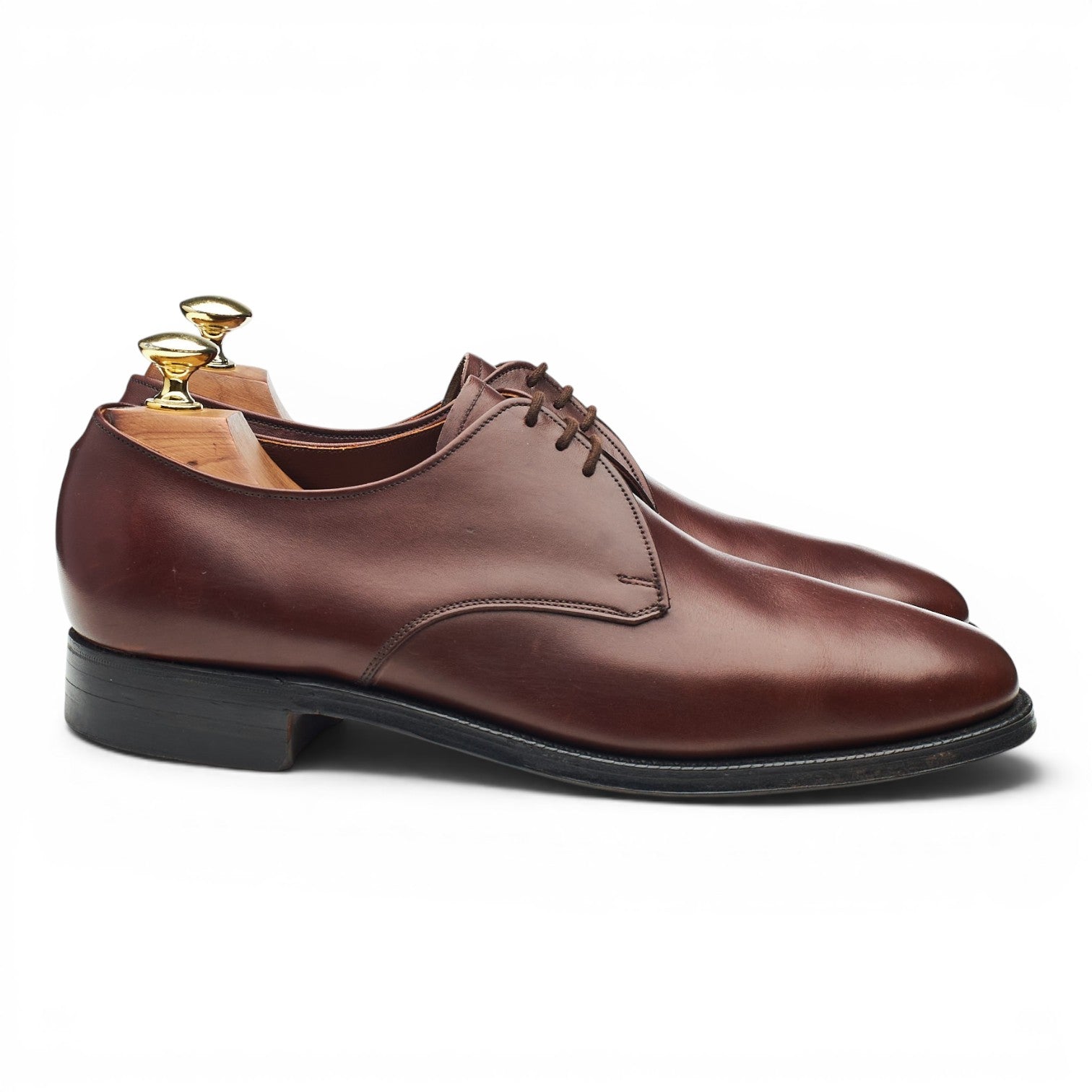 Cheaney Rye Derby Cuir Marron Vintage UK 7.5